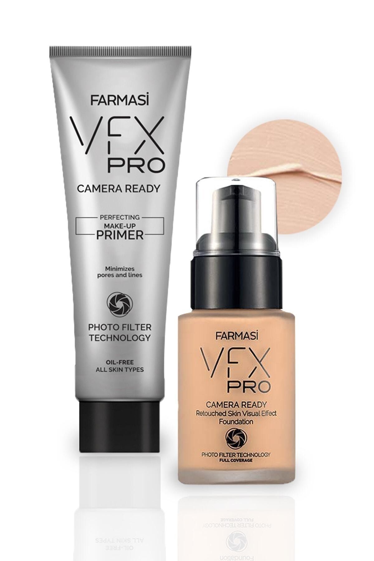 Farmasi Vfx Pro Fondöten Porcelaın 00 & Vfx Pro Makyaj Bazı