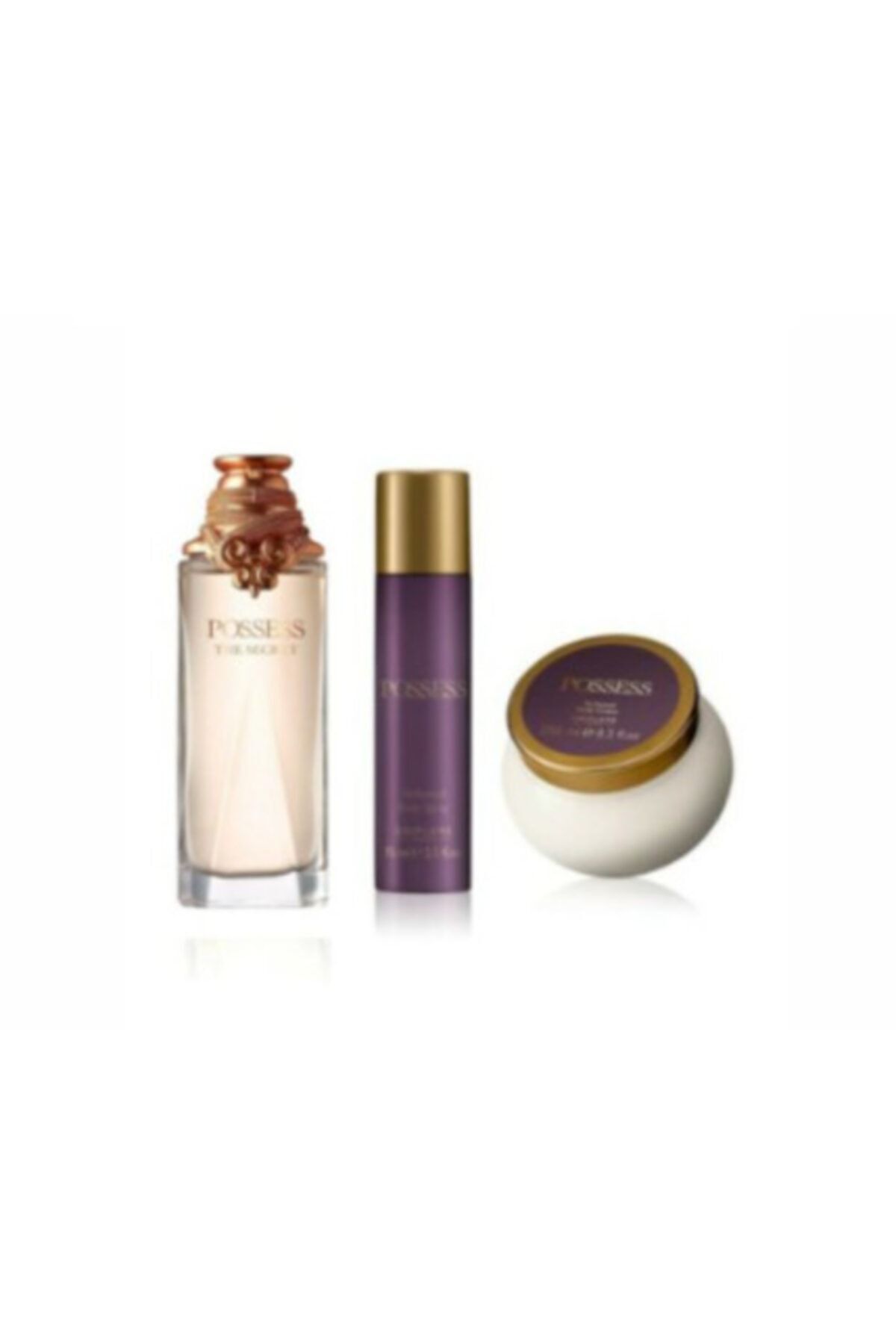 Oriflame Possess The Secret Edp 50 ml Kadın Parfüm + Vücut Kremi 250 ml + Deodorant 75 ml Set 4152412032010