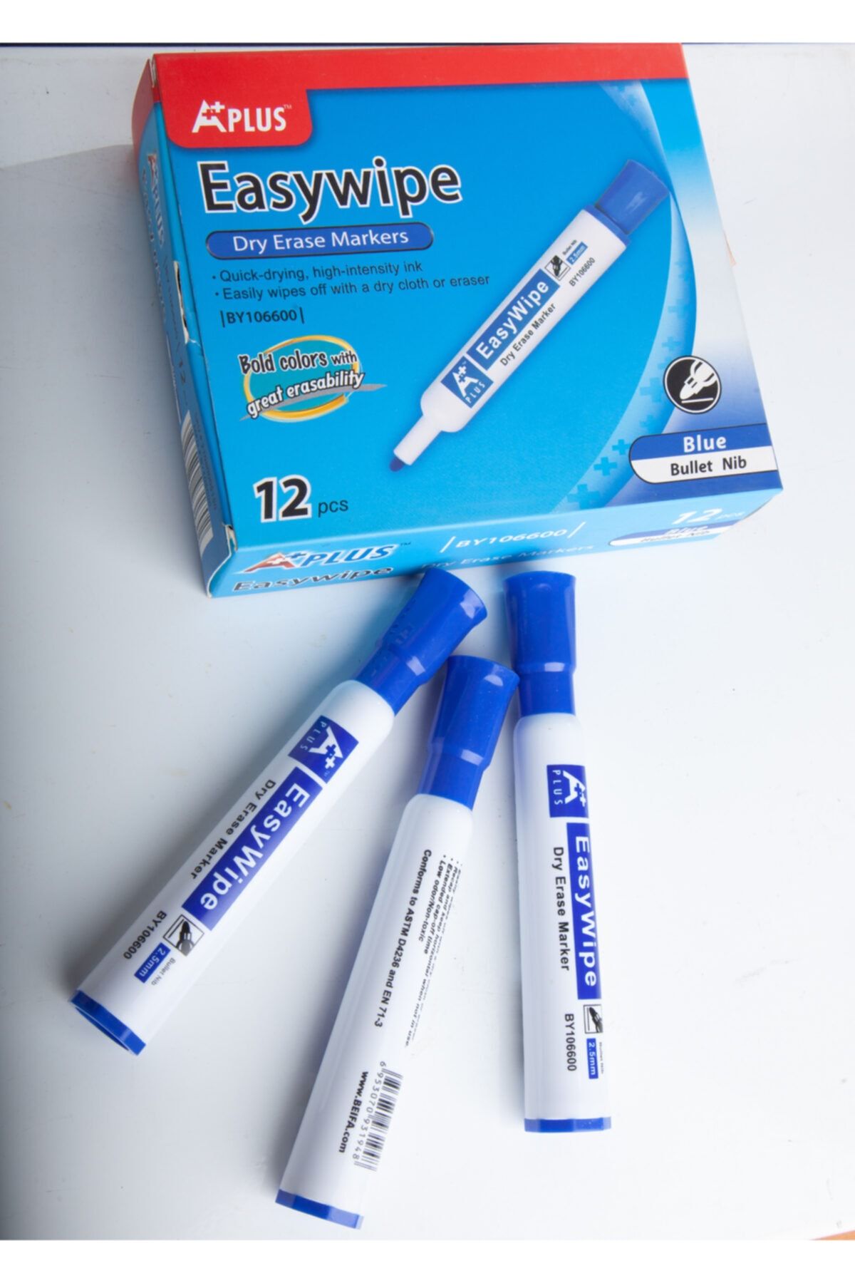 Easywipe Mavi Silinebilir Tahta Kalemi 3'lü 2,5mm