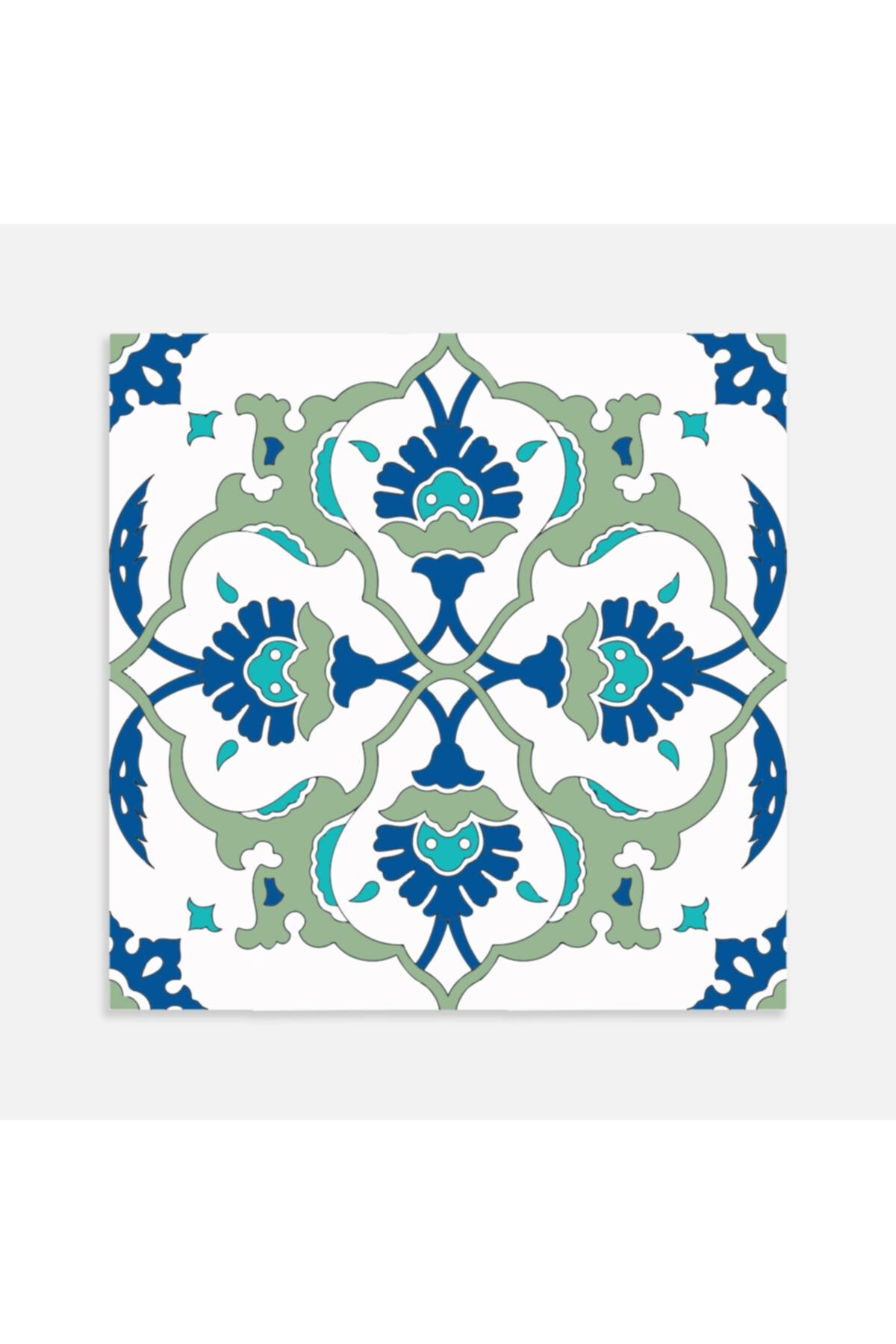 TİNK Çini 01 Desenli Pvc Karo 30x30 Cm (11 Adet) 1 M2