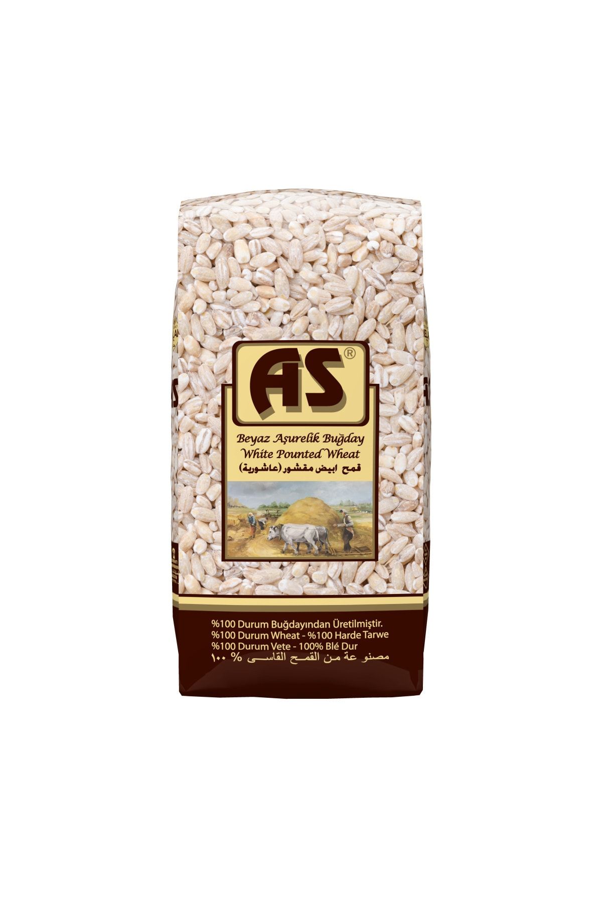 As Bakliyat As Beyaz Aşurelik Buğday - 1 Kg