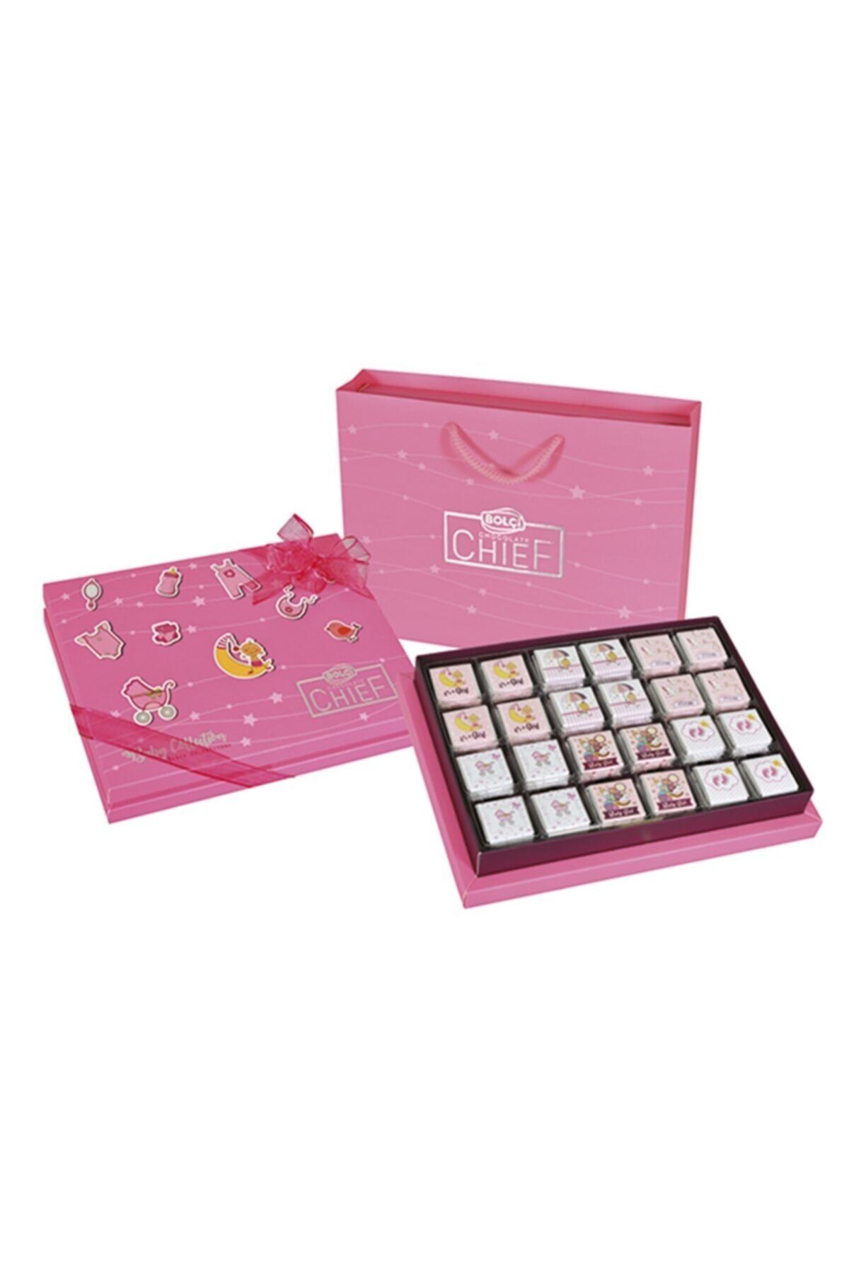 Bolçi Madlen Bebek Çikolatası Pembe 468gr