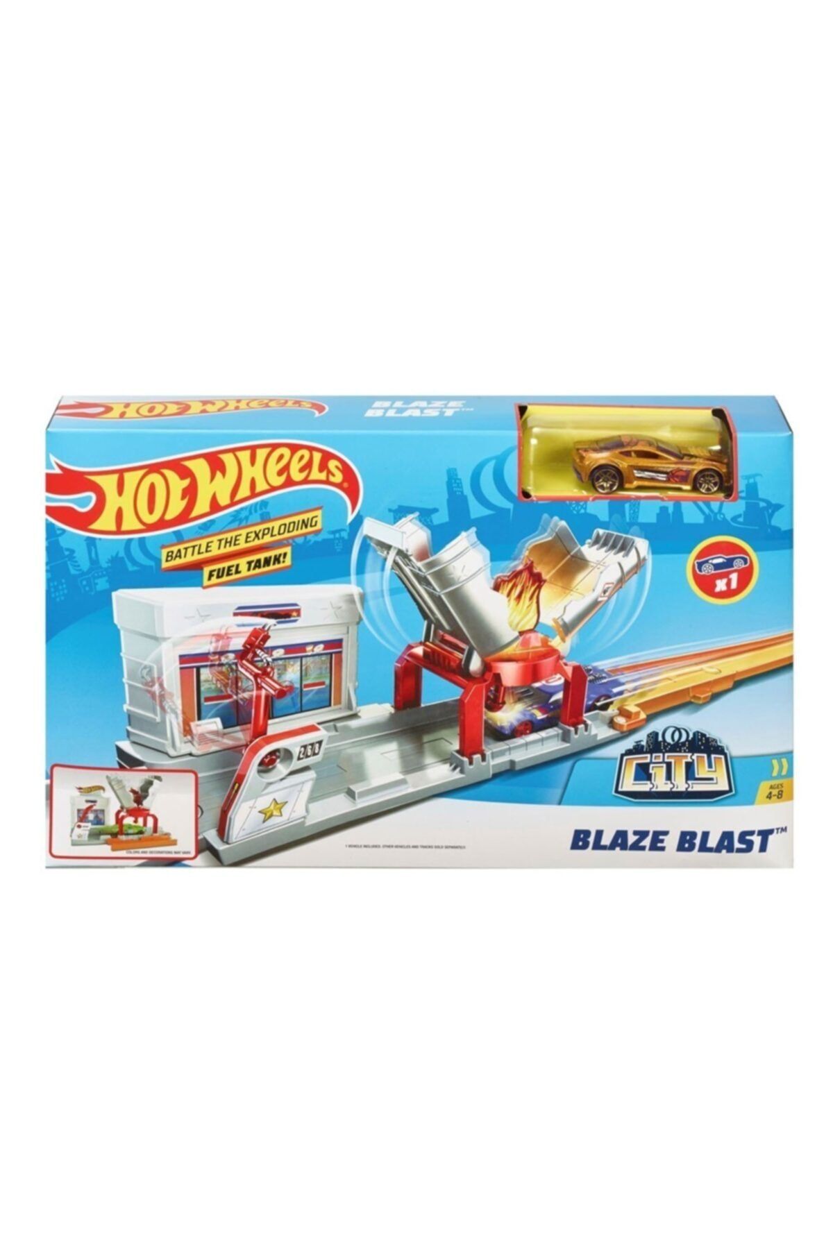 HOT WHEELS Şehir Başlangıç Setleri - Blaze Blast Fjn36