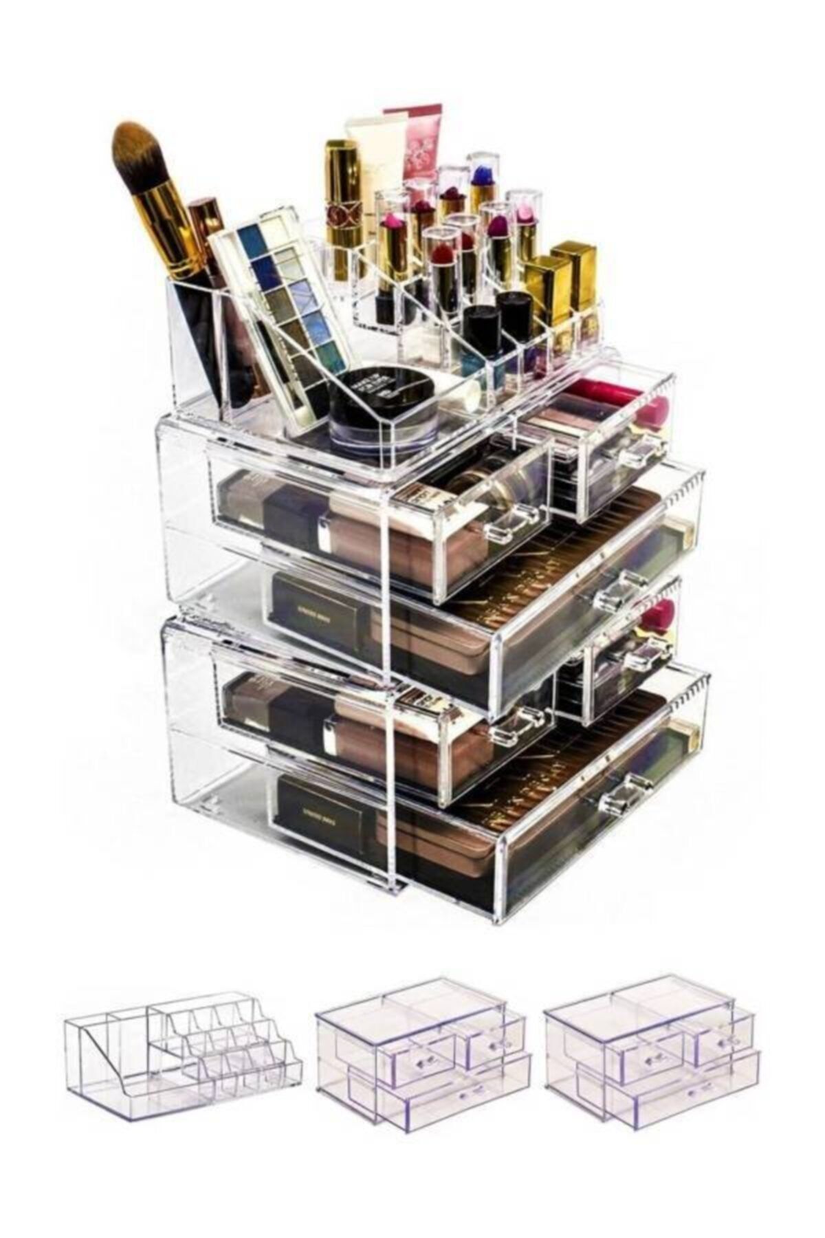 Miami Home Makyaj Düzenleyici 5 Katlı 6 Çekmeceli Organizer