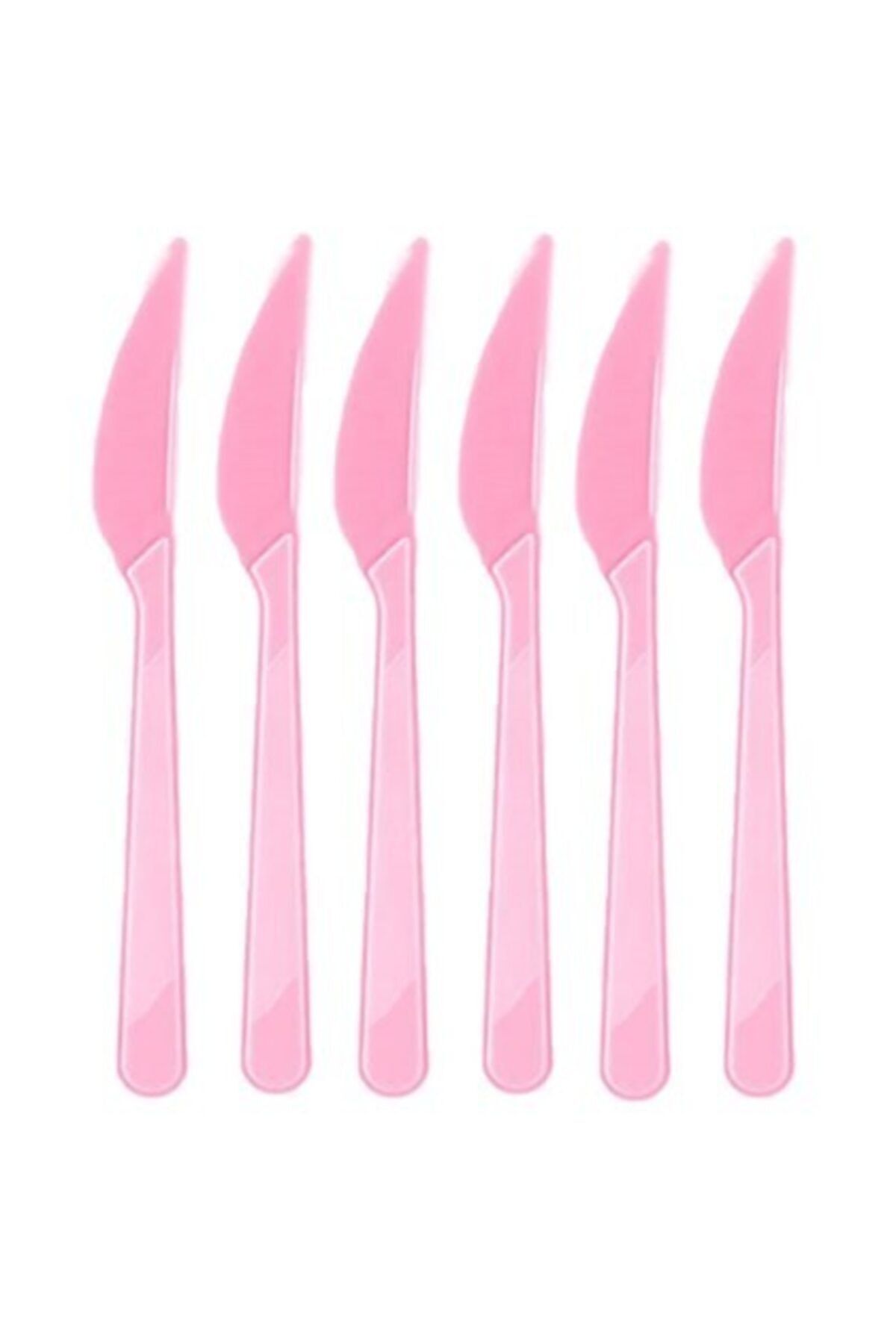 RollUp Pembe Plastik Bıçak  25 li
