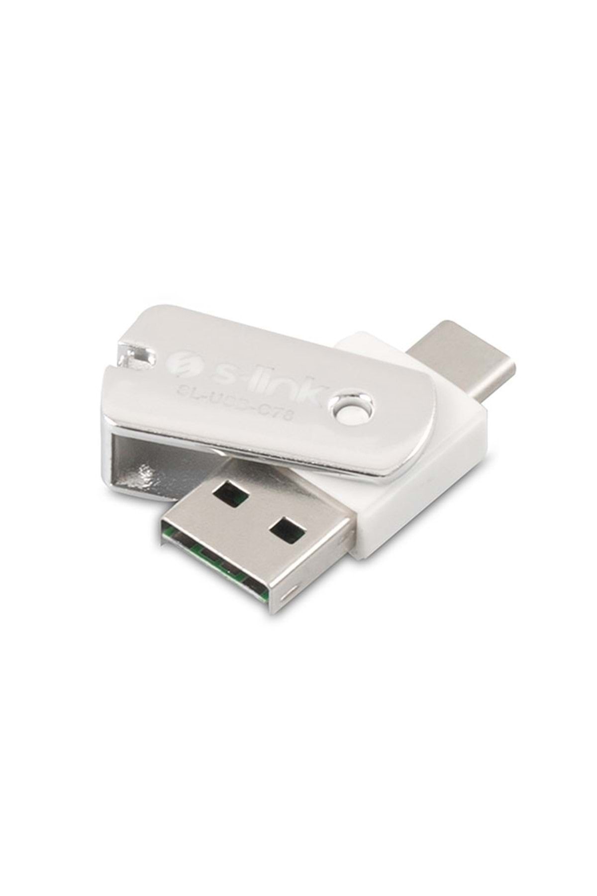 SLink Swapp S-link Sl-usb-c78 Usb3.1 Combo Type-c Usb3.1 To Otg+usb+tf Çevirici