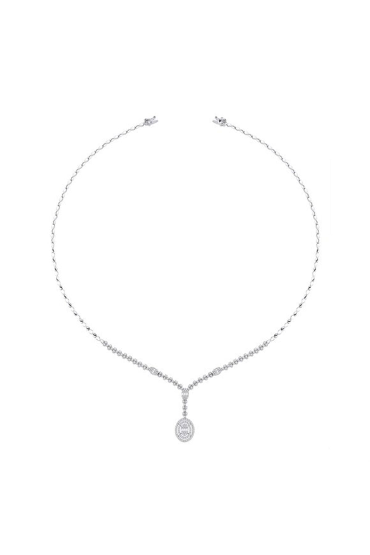 Lotus Diamond 1.72 Karat Pırlanta Baget Gerdanlık