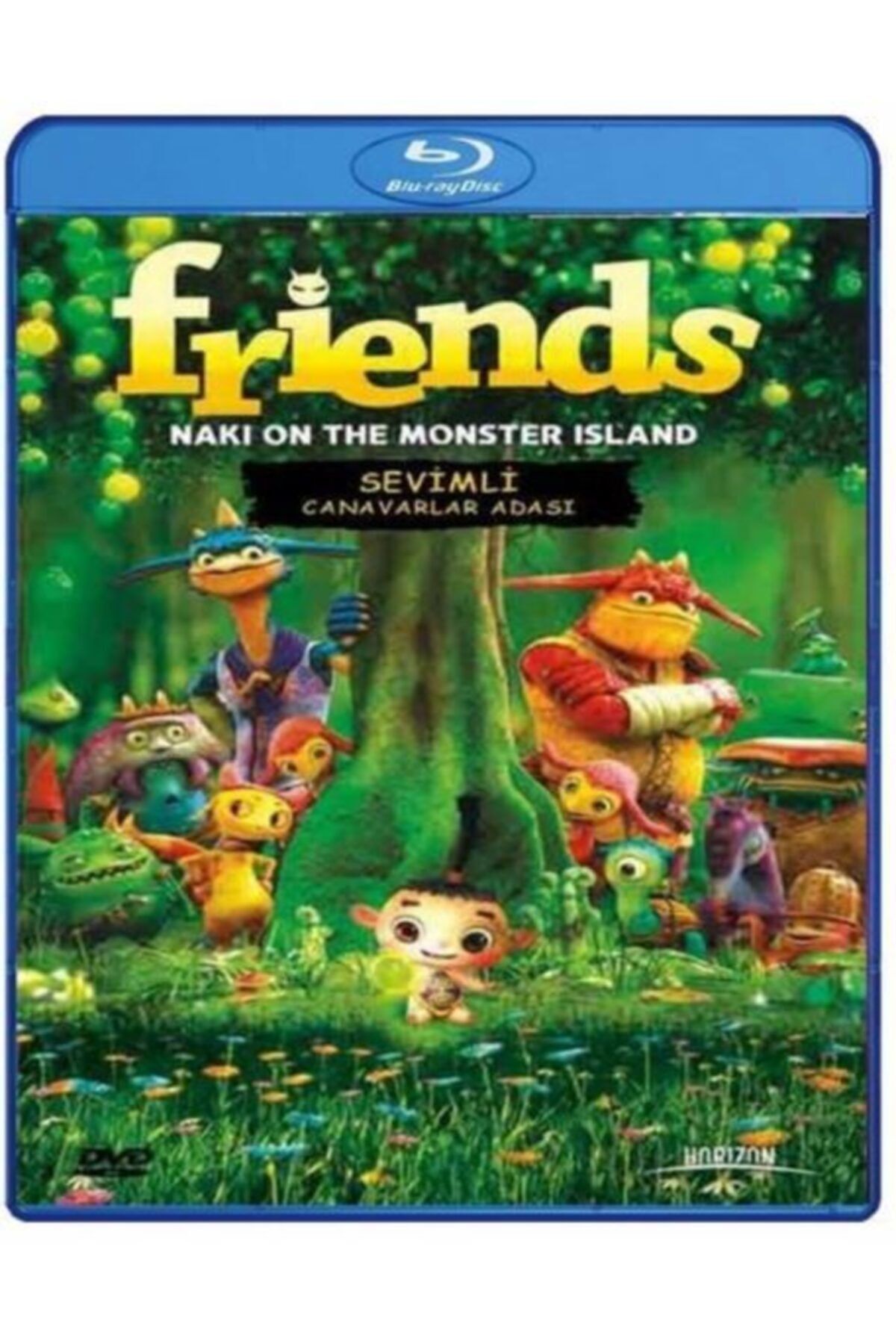 Horizon International Friends Naki On The Monster Island Sevimli Canavarlar  3d Blu-ray