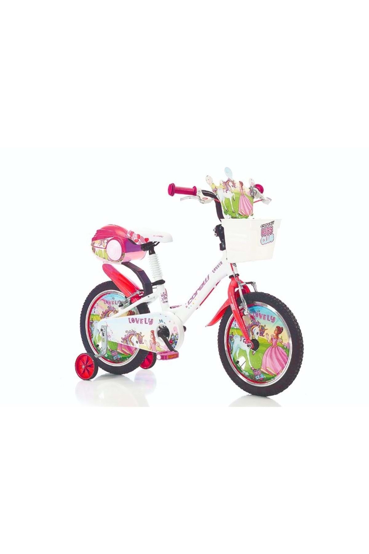 Corelli Lovely Kız 16jant Çamurluklu Aksesuarlı Mtb 1 Vites Kırmızı
