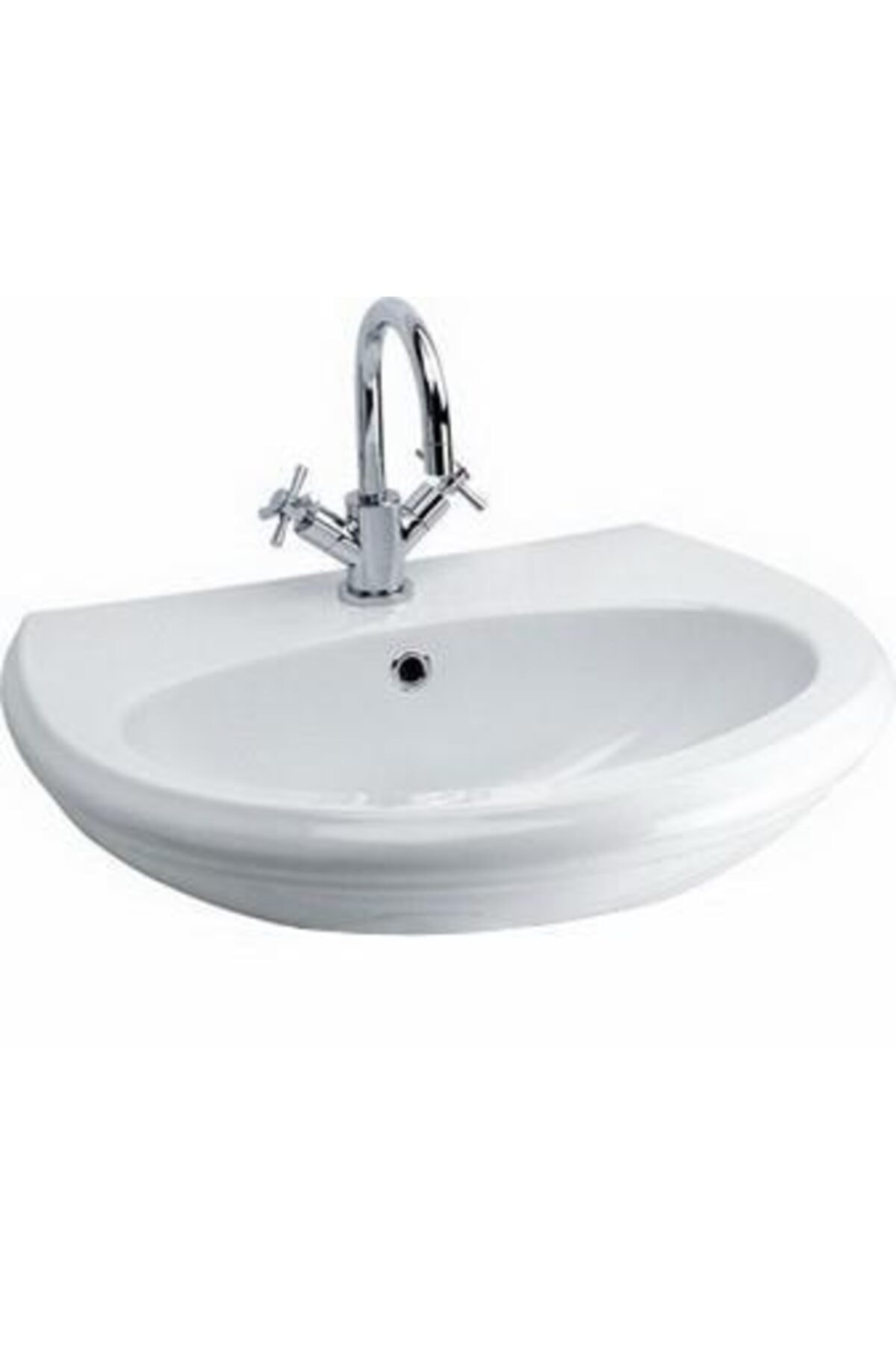 Eca Serel Begonya Duvara Monte Lavabo 51x60 Cm 6101tds000
