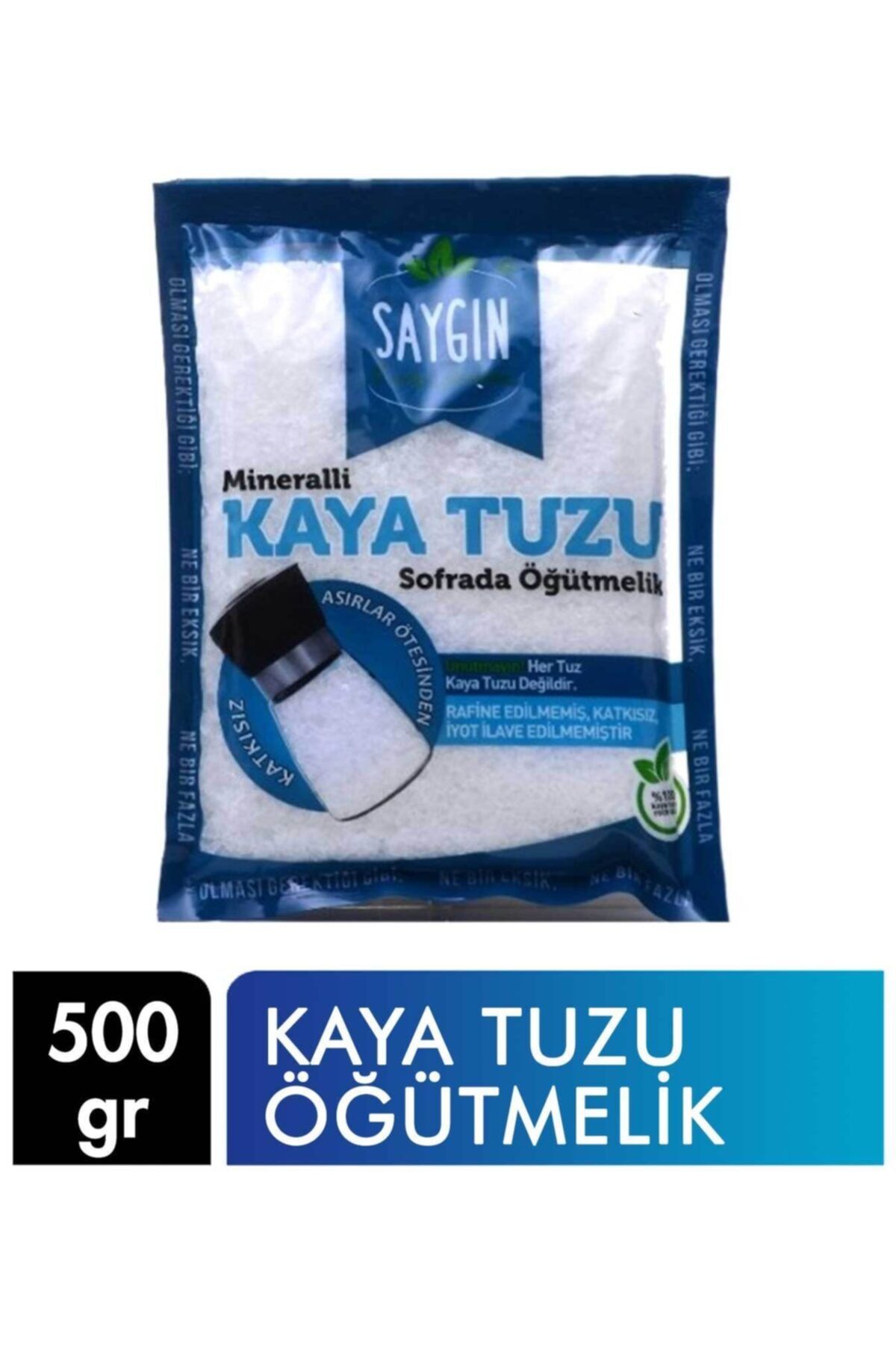 Saygın Kaya Tuzu 500 G Sofrada Öğütmelik