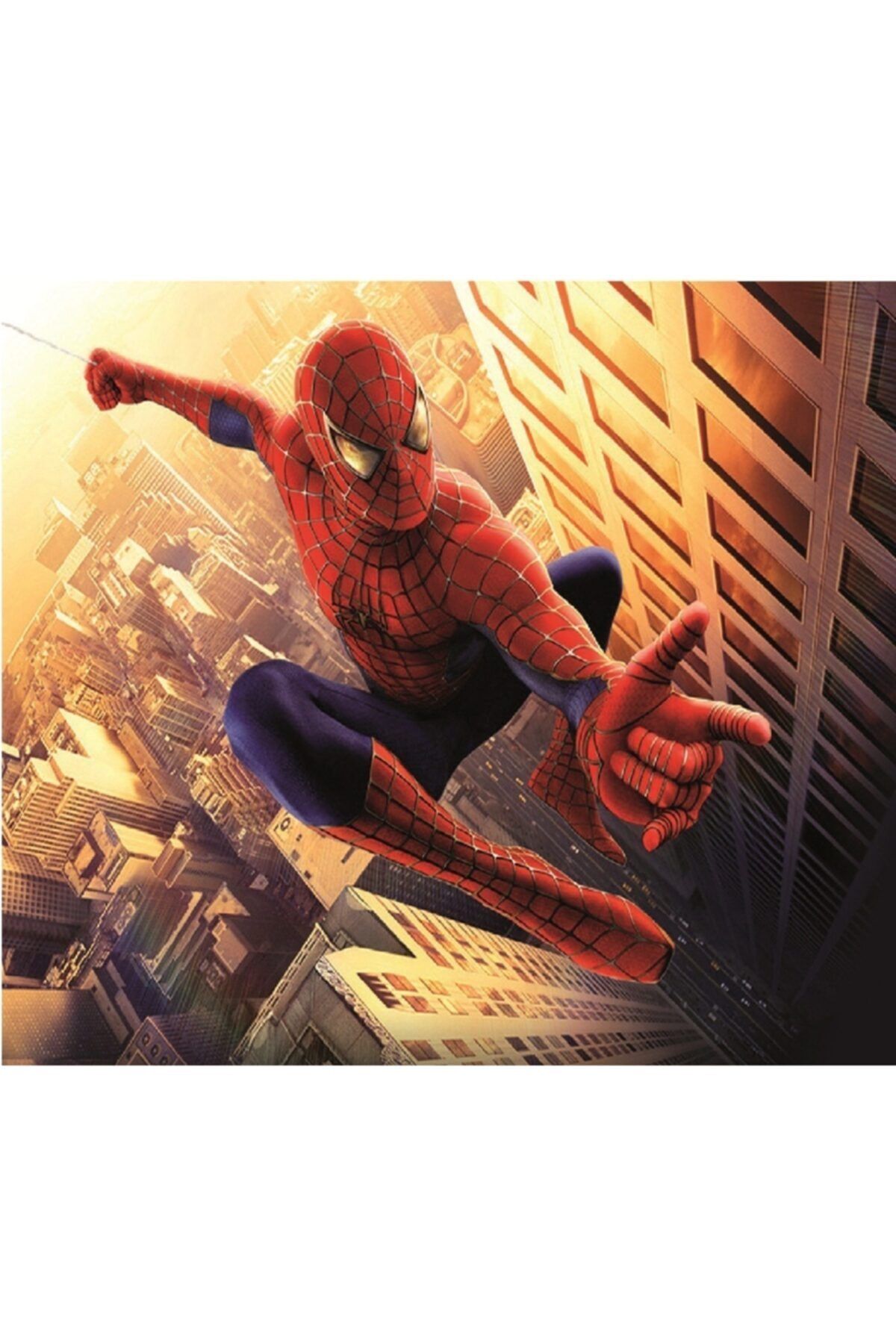 velomy Spiderman Gofret Plaka Üstüne Resim