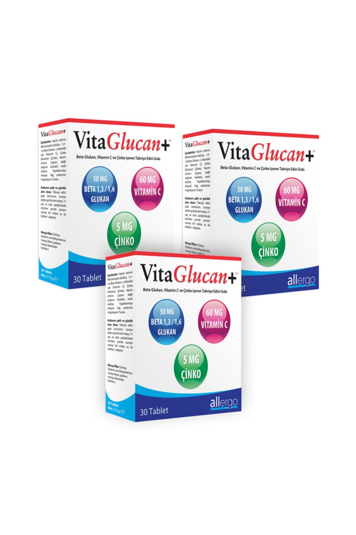 Vitaglucan+ Vitaglucan + 30 Kapsül X3 Adet