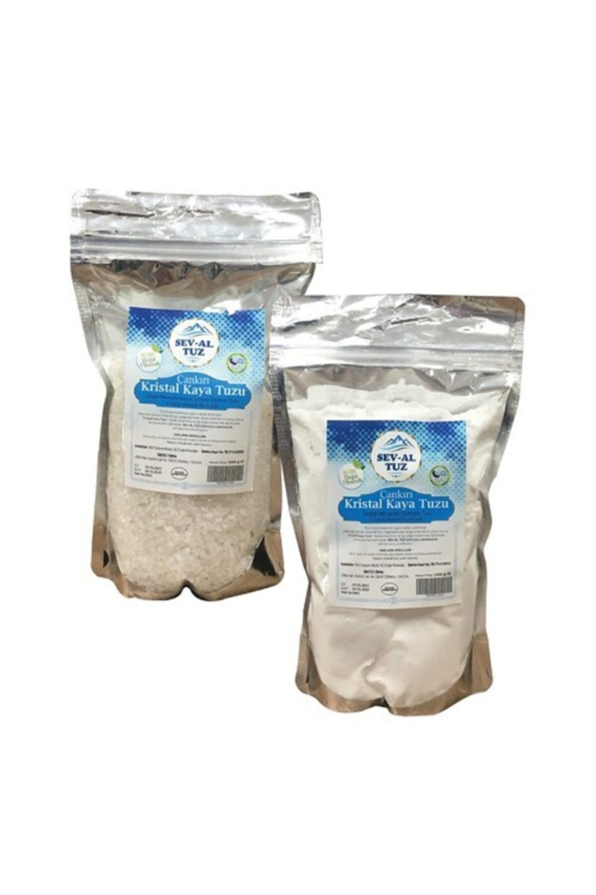 Camp Clover Çankırı Kristal Kaya Tuzu Seti Ince Ve Kalın Tuz 2 Paket 2 Kg