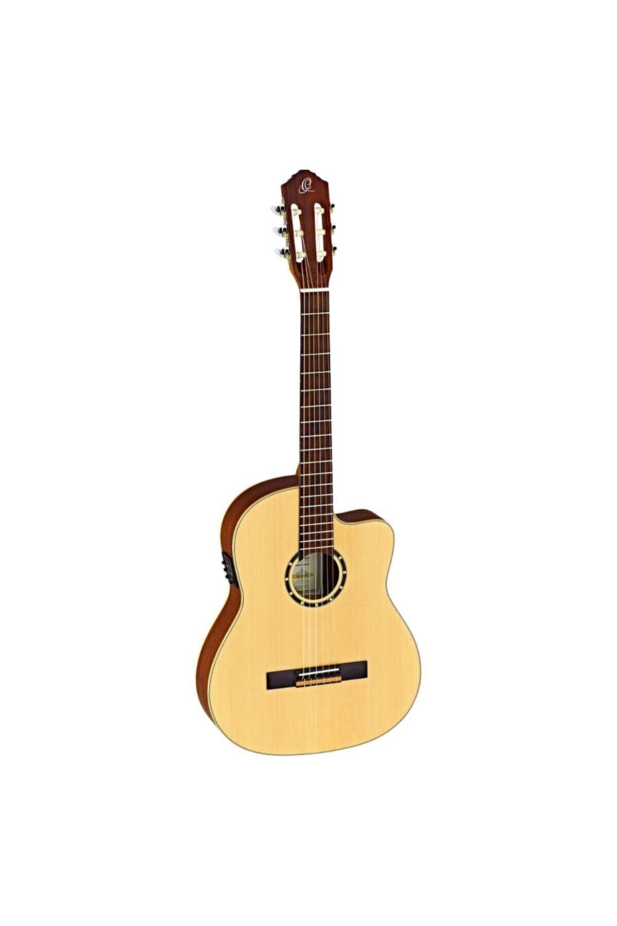 Ortega Rce125sn Thinline Maguspro System Elektro Klasik Gitar (natural)