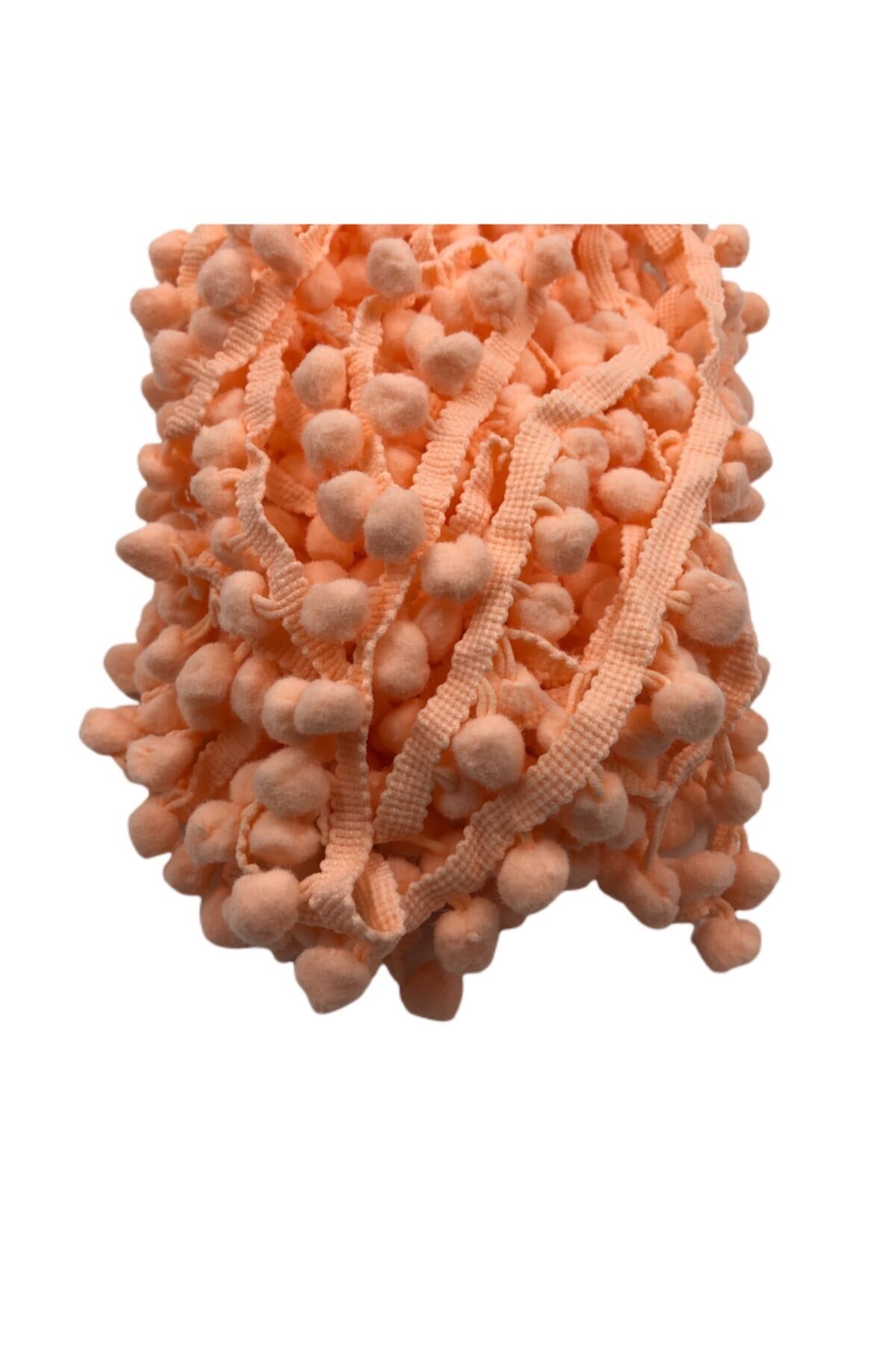 Yumuşakkeçe Yavruağzı Şerit Ponpon /5 Metre