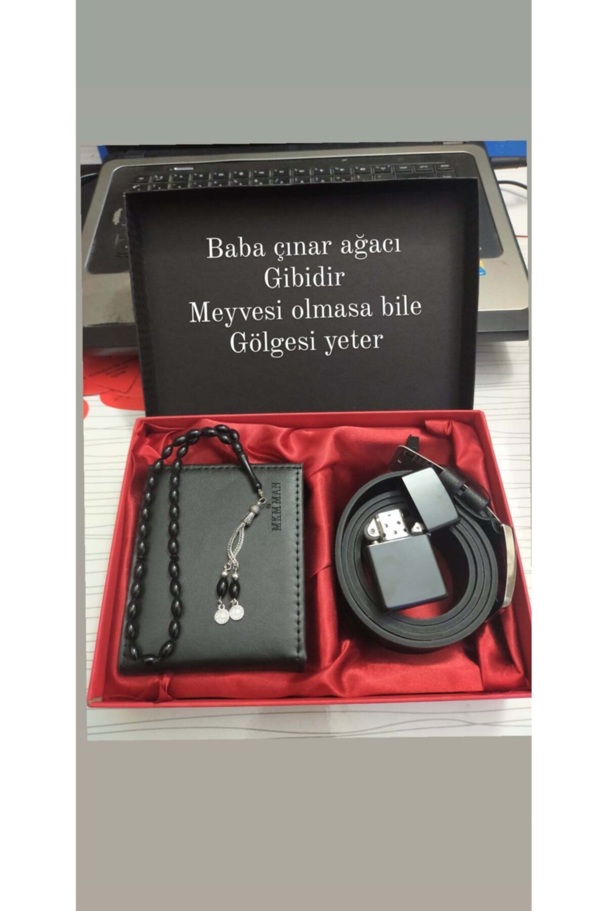 expreshediye Babalar Günü Hediyesi Cüzdan Kemer Seti
