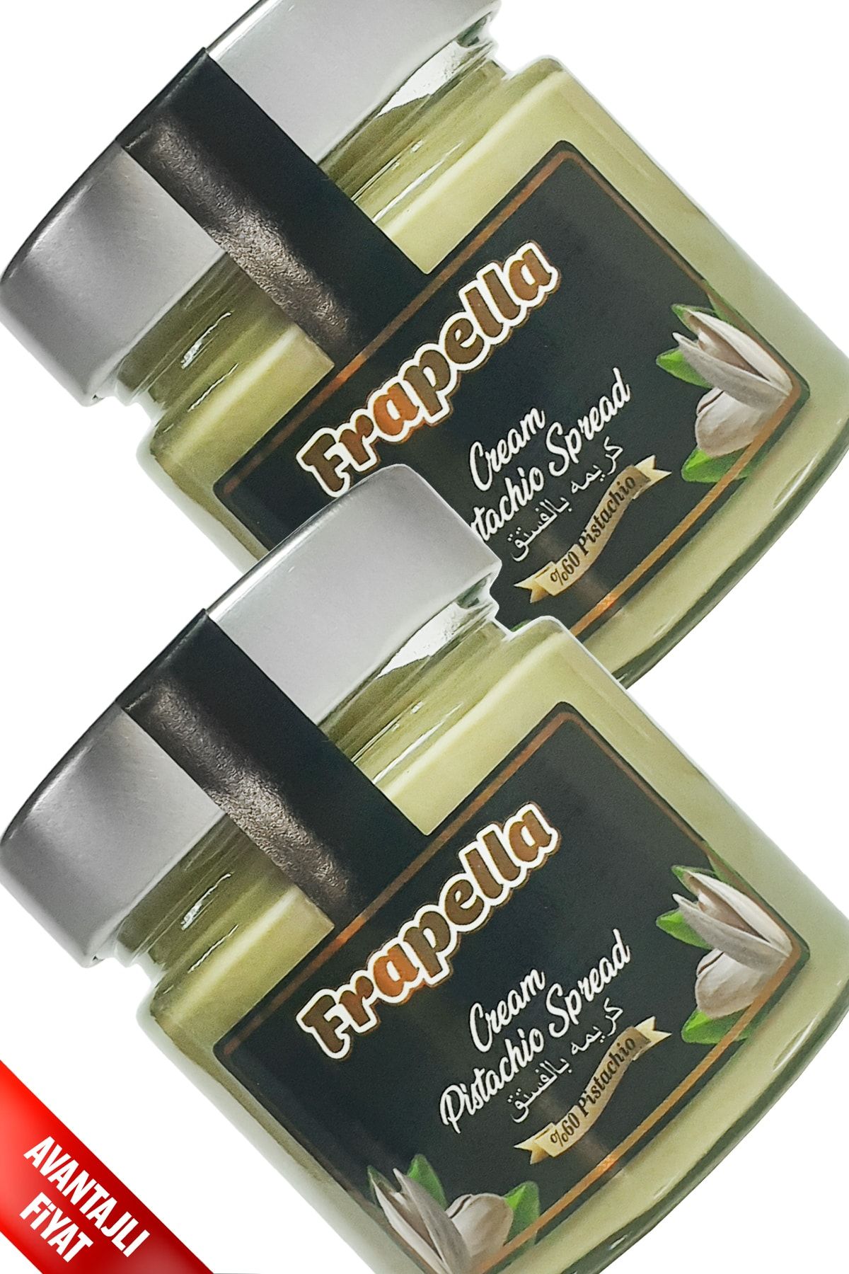Frapella %60 Antep Fıstık Kreması 2 Adet X 220 Gr.