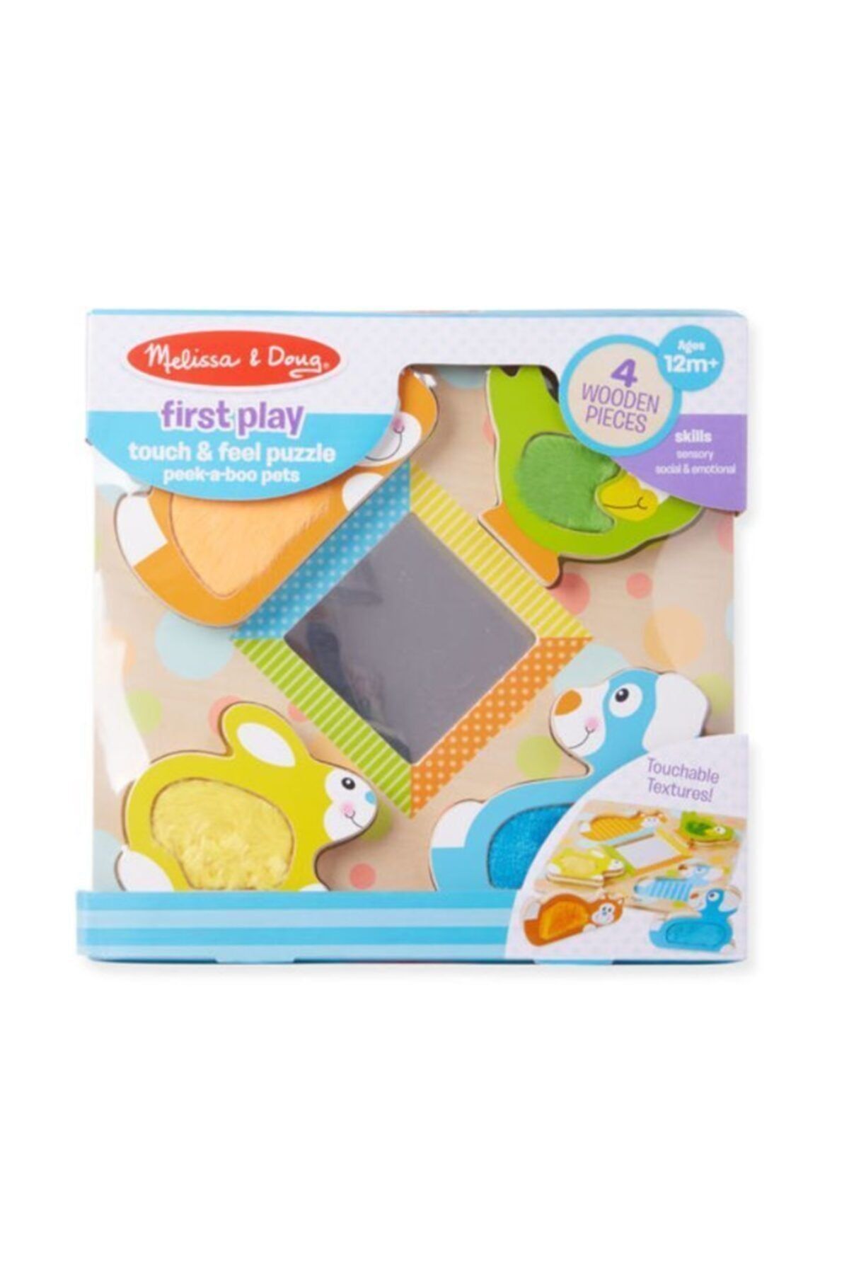 Melissa & Doug Dokun Hisset Yapboz - Evcil Hayvanları Bul
