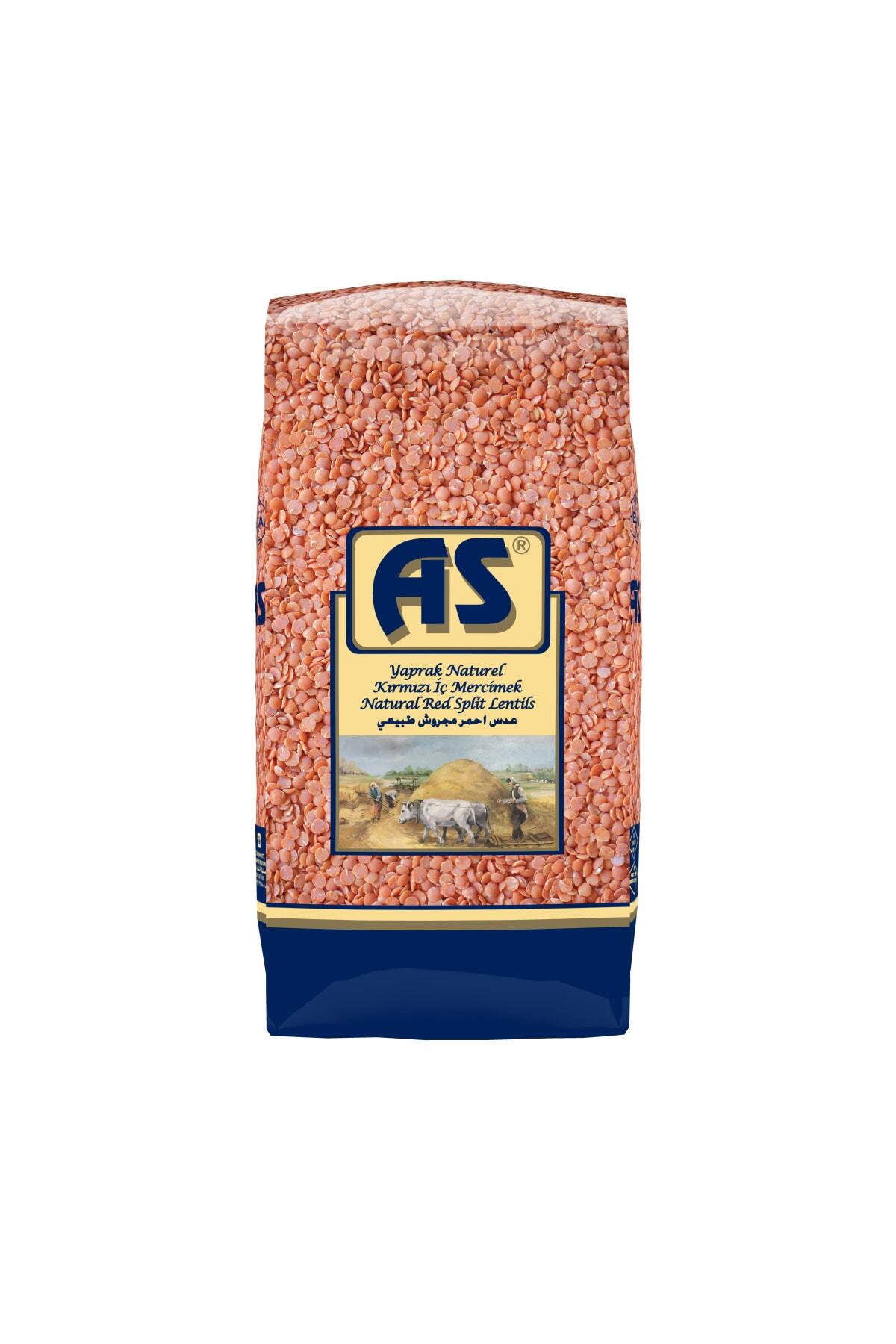 As Bakliyat As Naturel Yaprak Kırmızı Iç Mercimek - 1 Kg