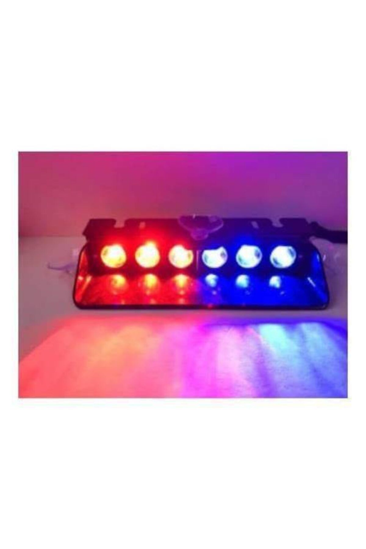 dorcar arac ici vantuzlu cakar lamba kirmizi mavi 12v 6 ledli 7 modlu fiyati yorumlari trendyol