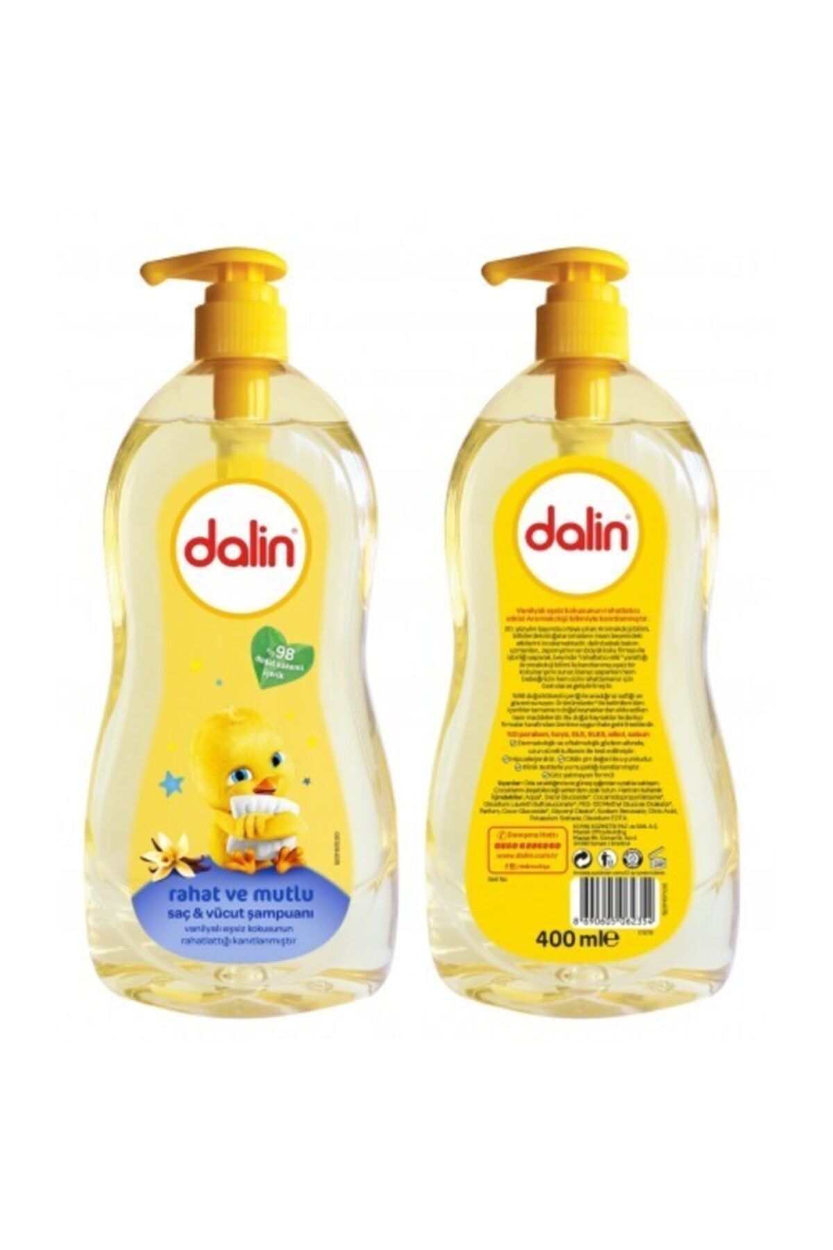 dalin sac vucut sampuani vanilya kokulu 400ml fiyati yorumlari trendyol