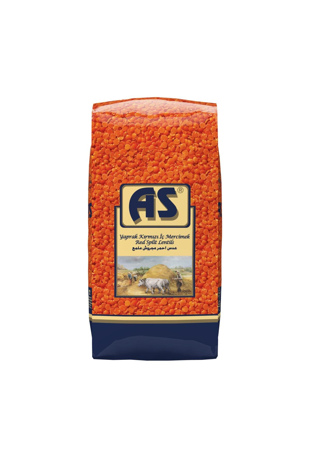 As Bakliyat As Yaprak Kırmızı Iç Mercimek - 1 Kg