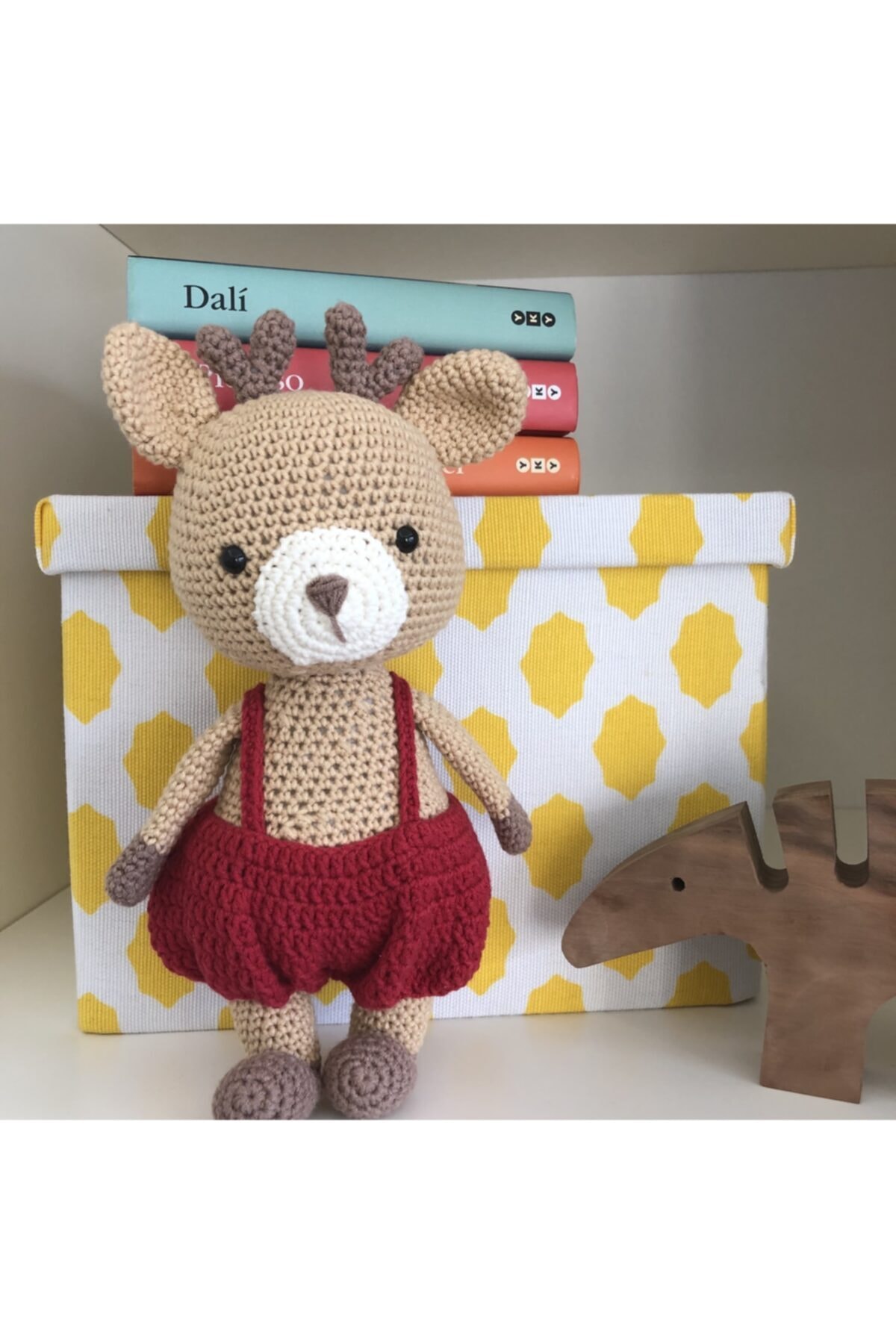 mombabynmore Amigurumi Organik El Yapımı Oyuncak Geyik Oscar