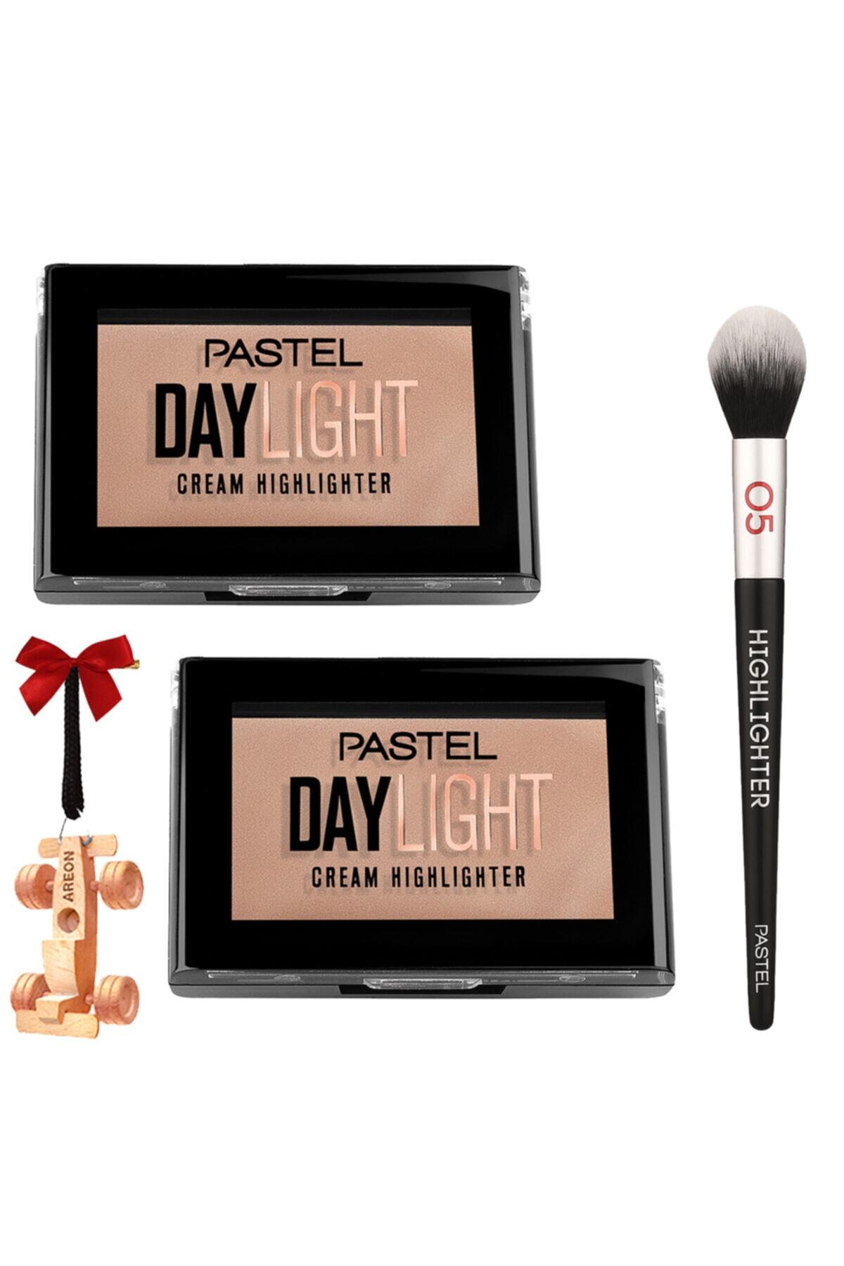 Pastel Daylıght Cream Hıghlıghter 12 (2adet) - Profashıon Hıglıghter Brush Aydınlatma Fırçası 05