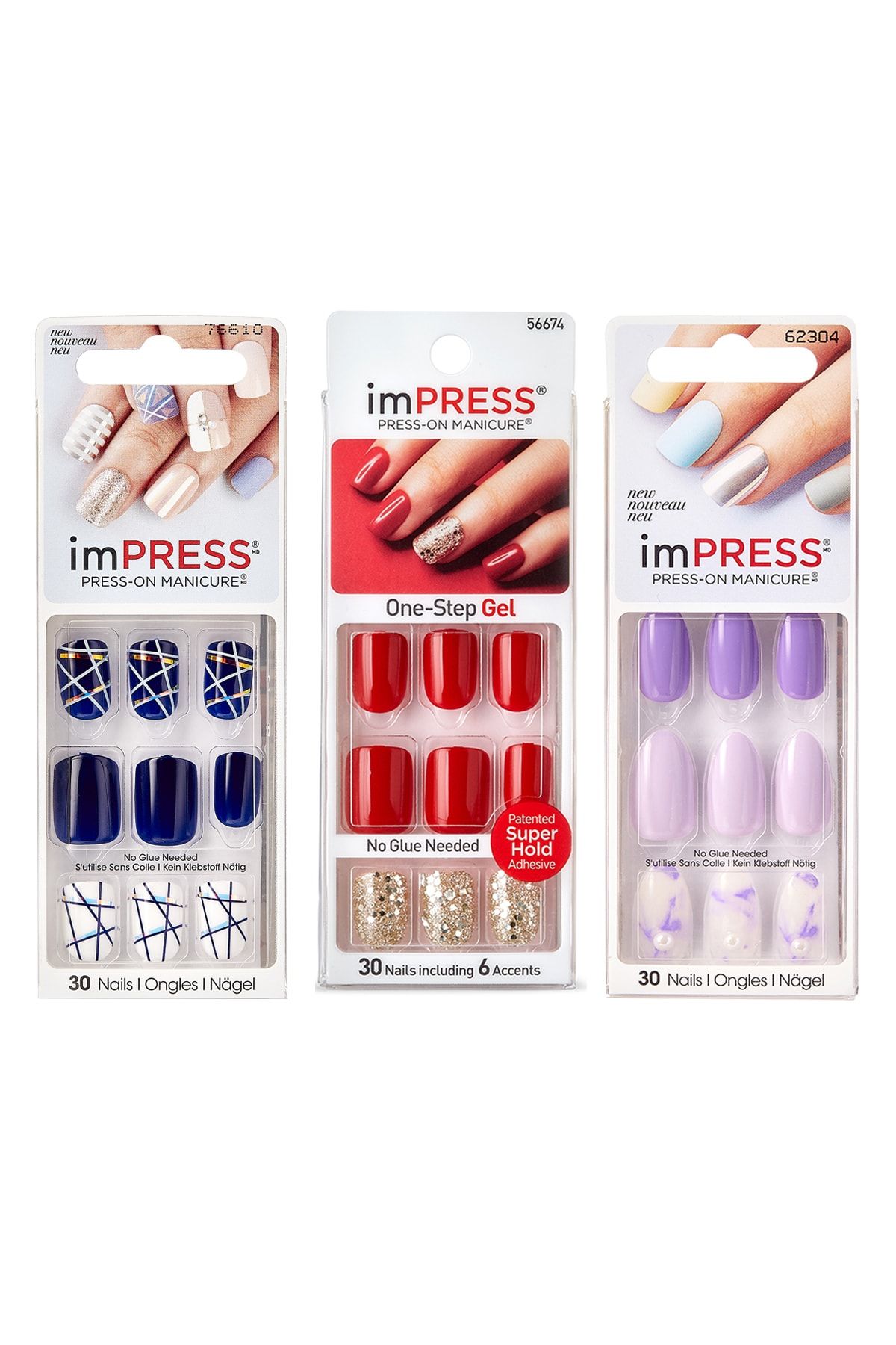 Impress Kendinden Yapışkanlı Takma Tırnak - Kısa - Yapıştır Çık - Bıpa016c - Bıpa015c - Bıpa030c