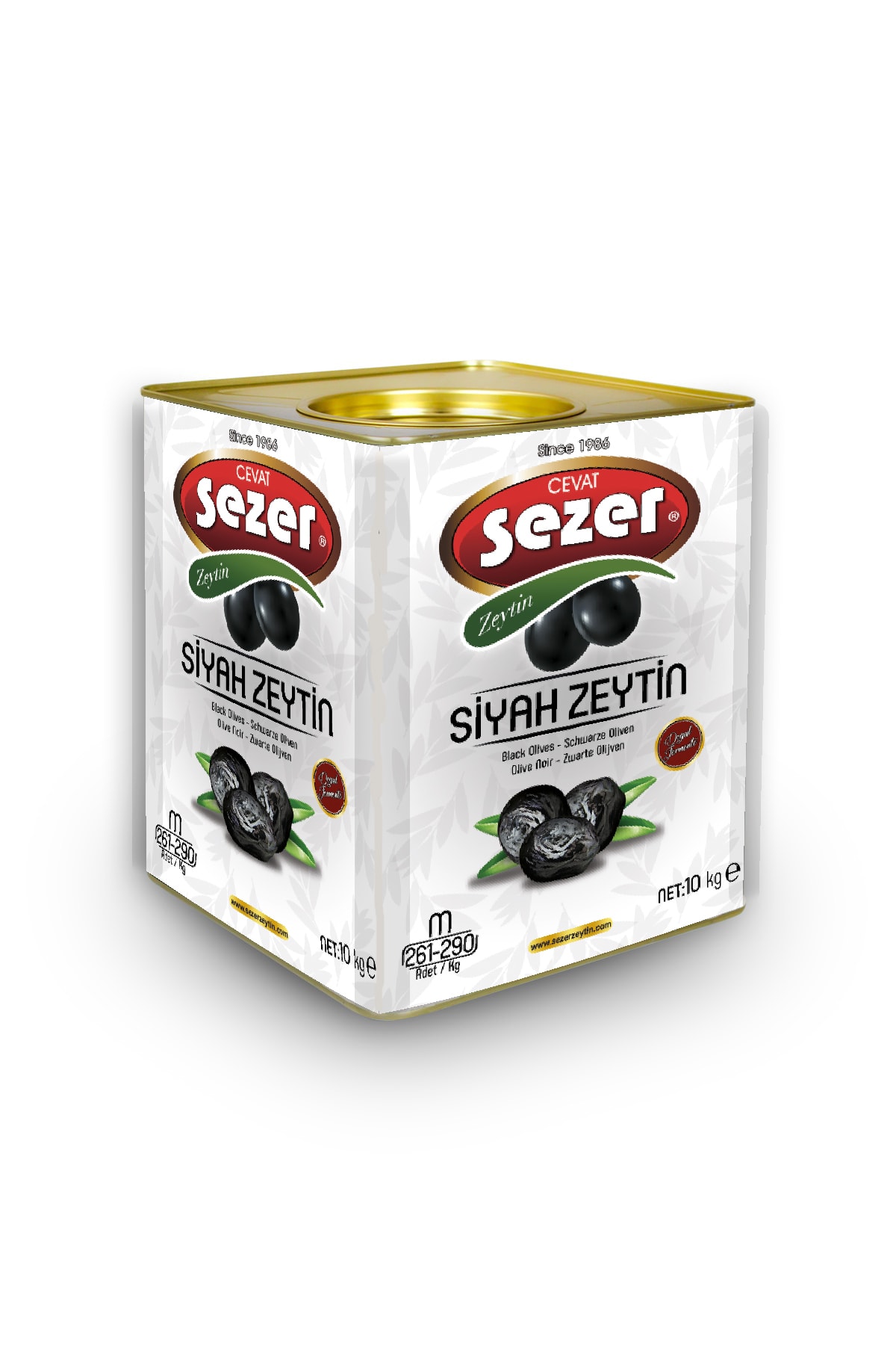 Sezer Zeytin Gıda Sanayi Sezer Zeytin M 261-290 10kg