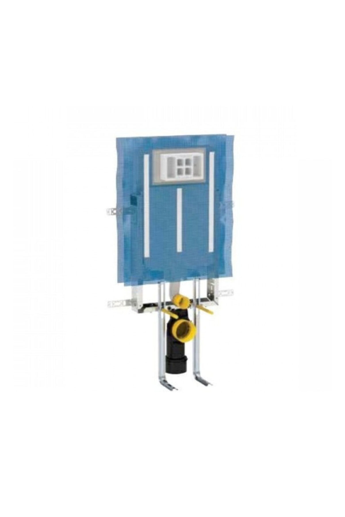 Geberit Alpha 110.174.00.1 Gömme Rezervuar Metal Ayaklı Set, Ince, Kombifix