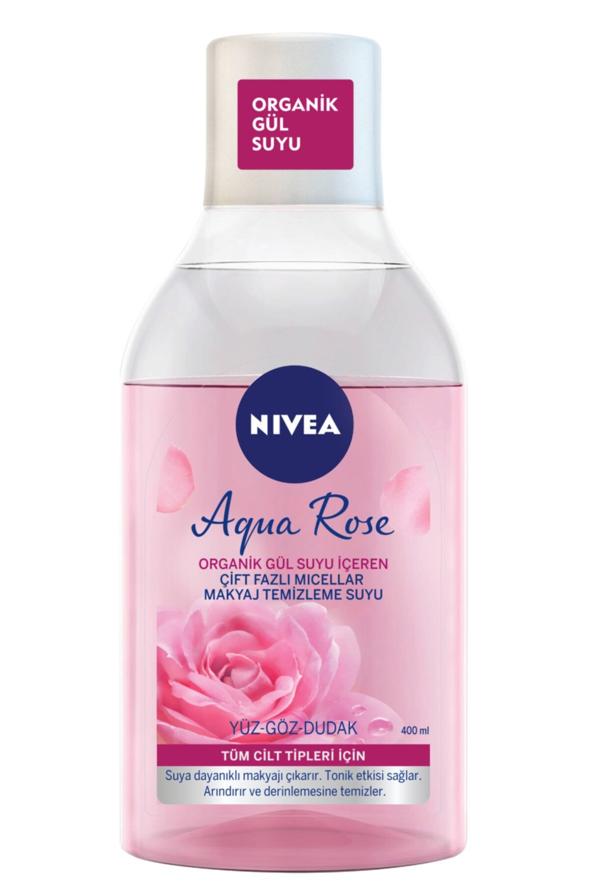 Nivea Gül Suyu Çift Fazlı Temizleme Suyu 400 Ml
