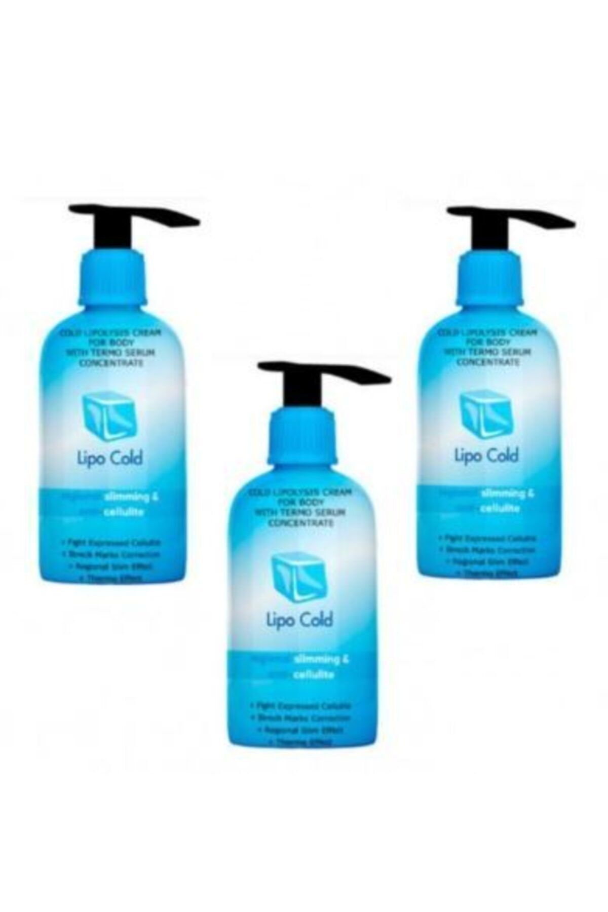 cold lipoliz Lipoliz Selülit Ve Bölgesel Zayıflama Için 250 Ml 3 Adet
