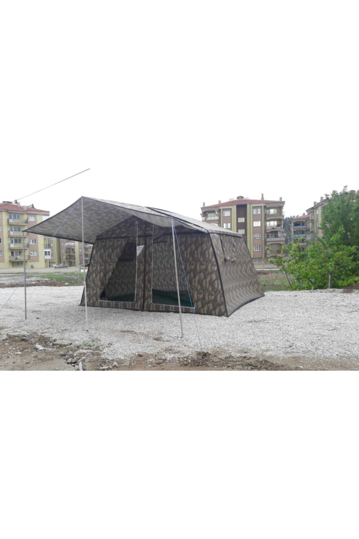 ÖZAR BRANDA Iki Odalı Askeri Kamuflajlı Kamp Çadırı
