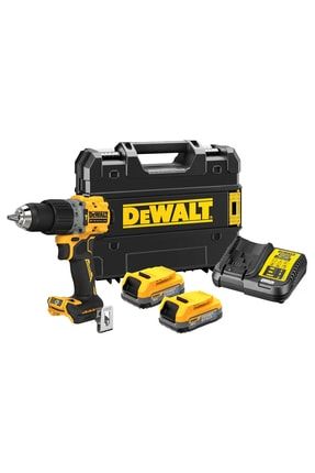 Dcd805e2t-qw 18v 1,7ahli-ion Darbeli Kömürsüz Çift Akülü Matkap Image 0