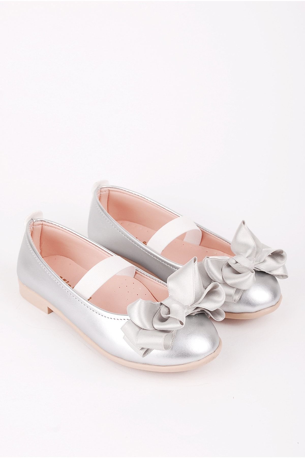 Dressy silver flat shoes discount
