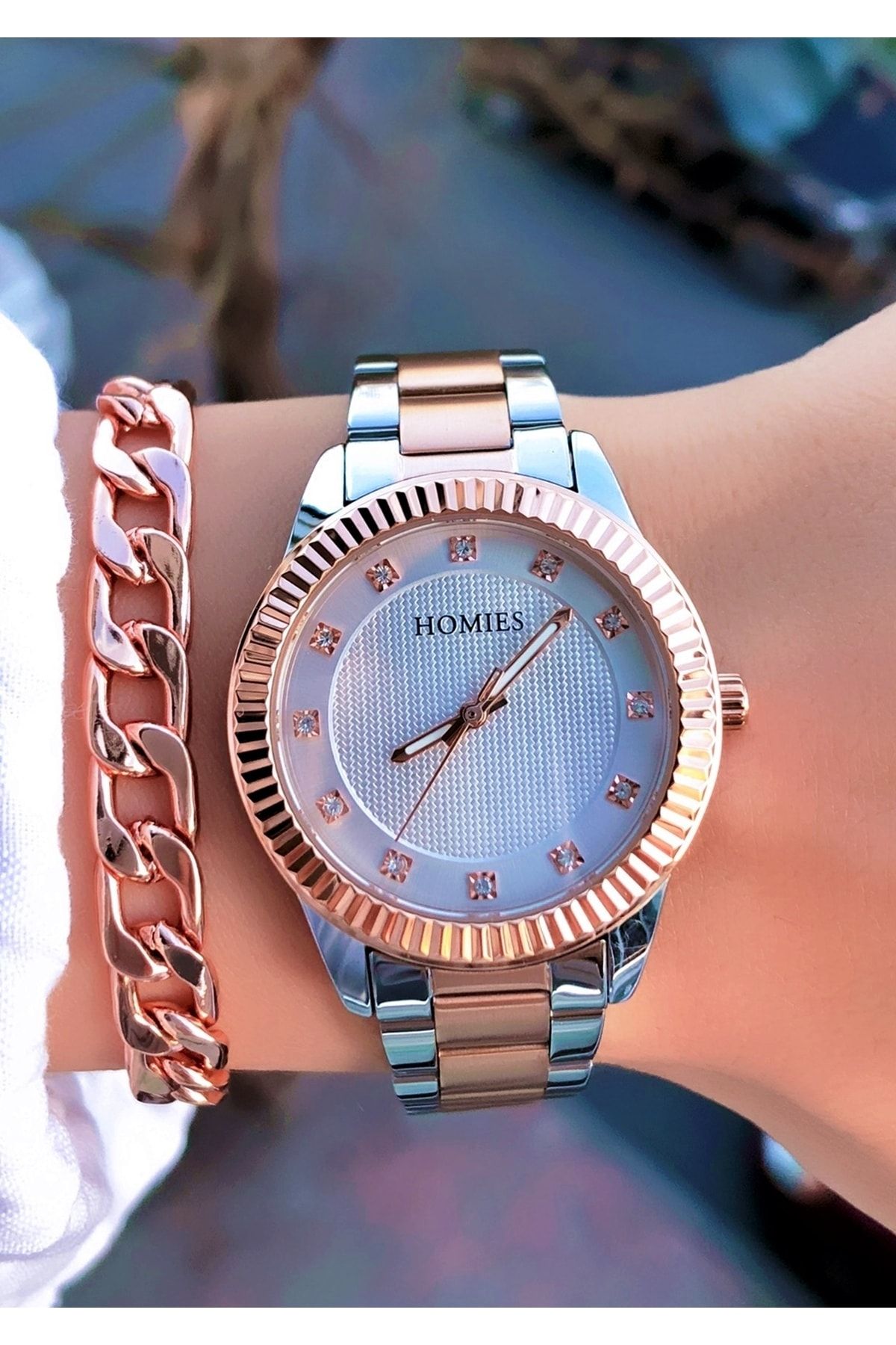 Homies Watch Silver colored Plain Trendyol