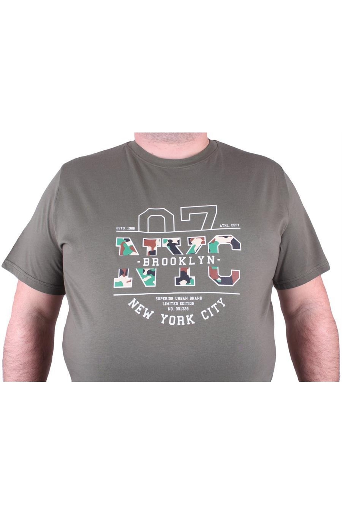 اندازه بزرگ یقه صفر t -shirt nyc 23115 سمت راست