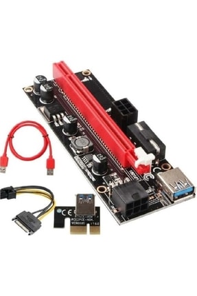 Kb Riser V009s Pcı-e 1x - 16x Riser Kart Ver009s Usb 3.0 Image 0