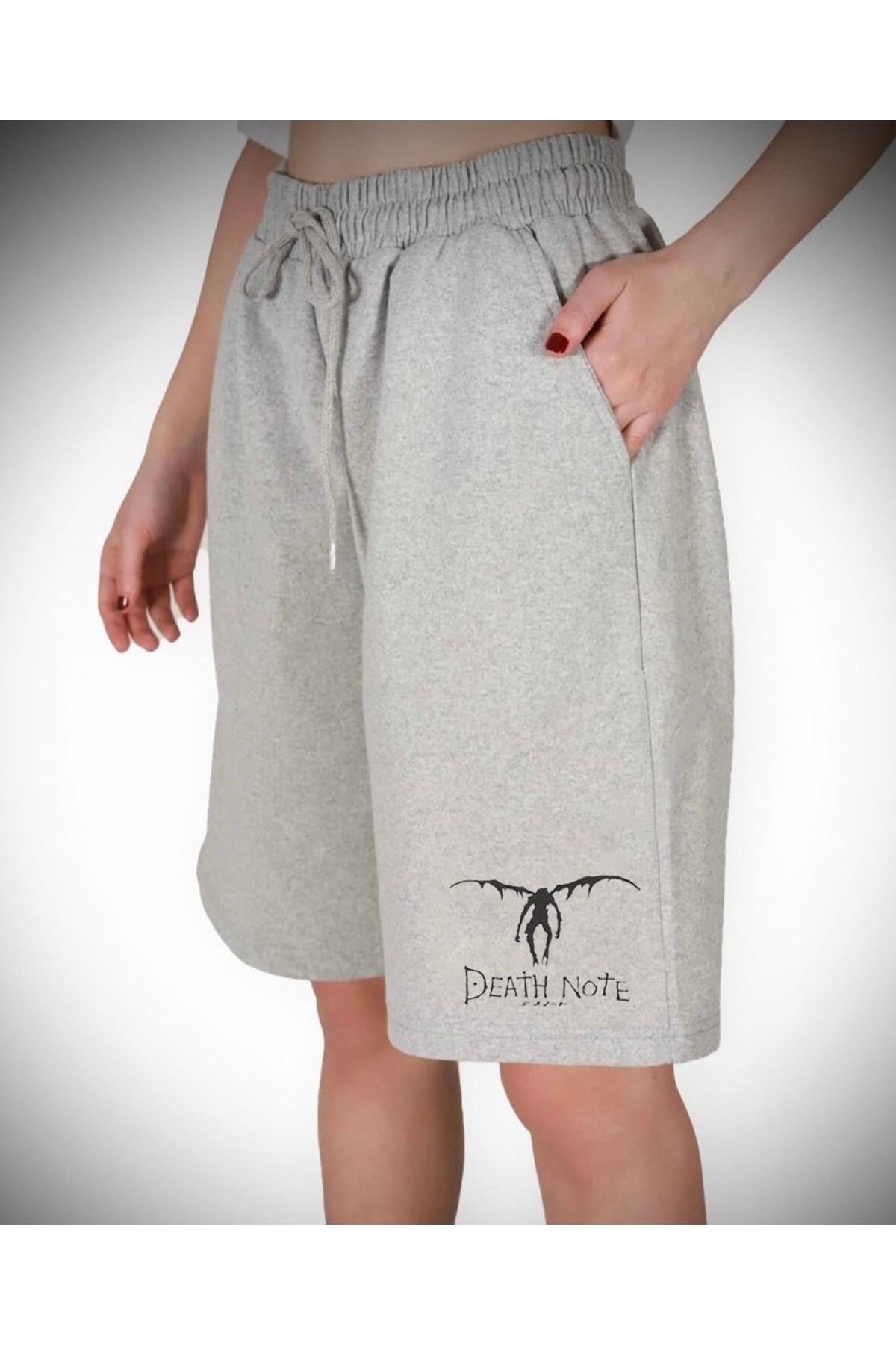 Womens knee length sweat clearance shorts