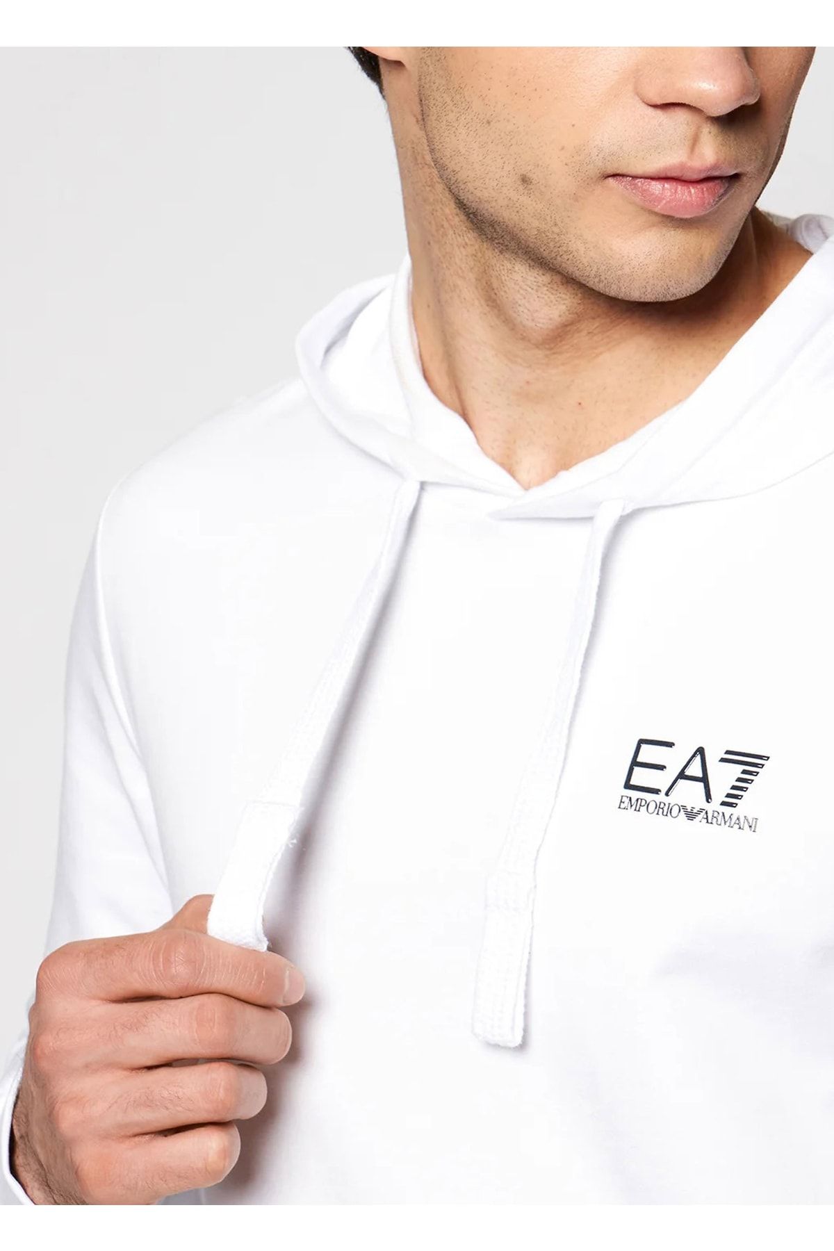Emporio armani deals white hoodie