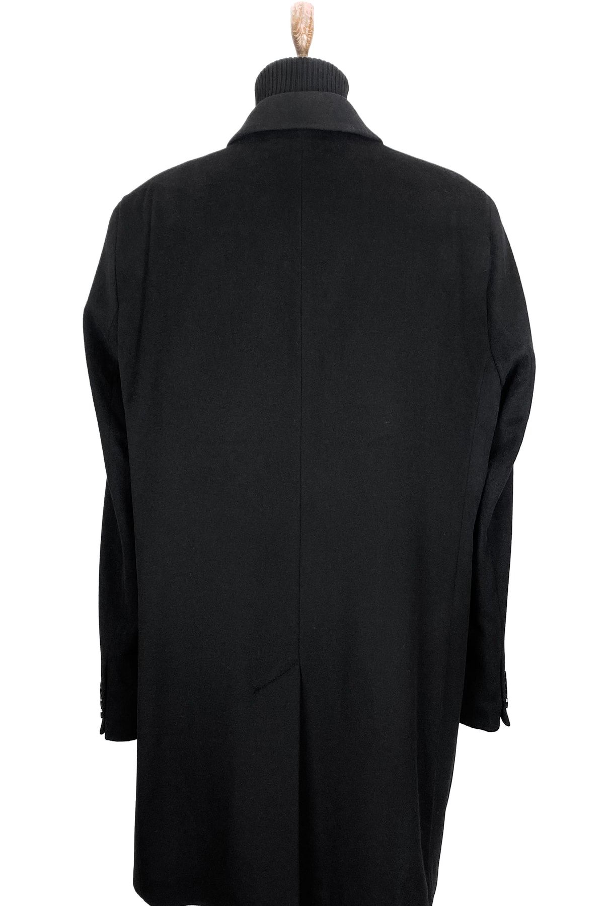 AN G Y M 903 Men s Black Baby Collar Oversize Short Coat Trendyol