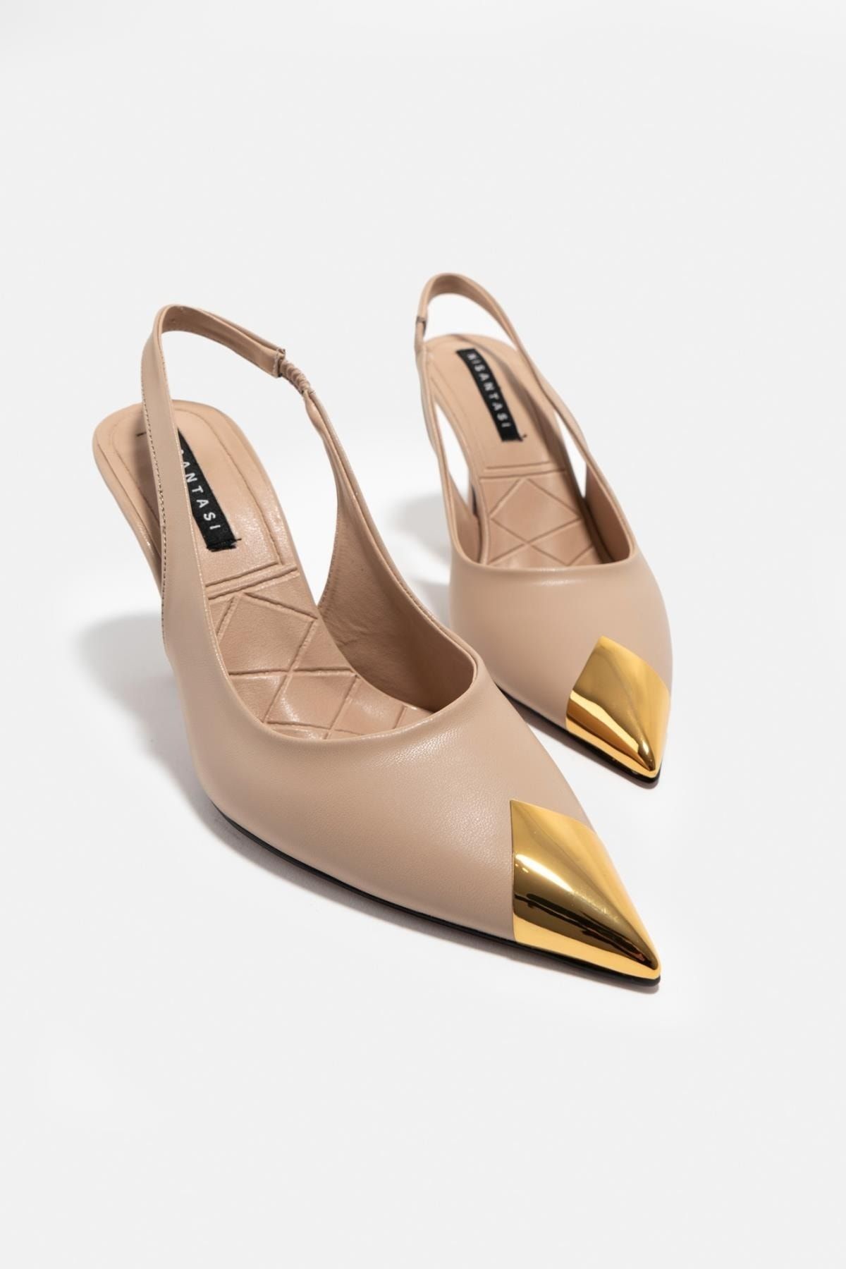 Dark gold high heels clearance