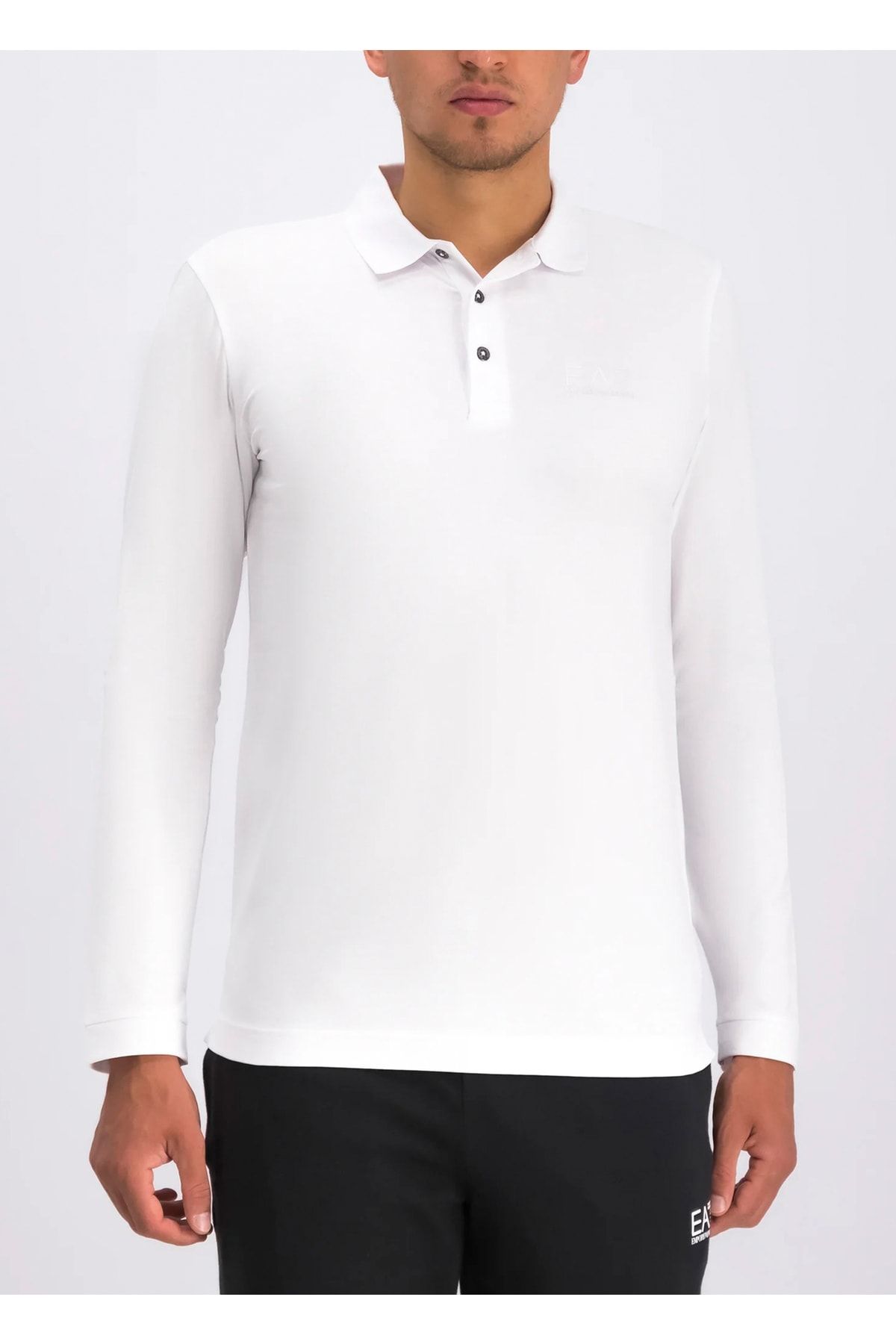 Ea7 long sleeve online polo