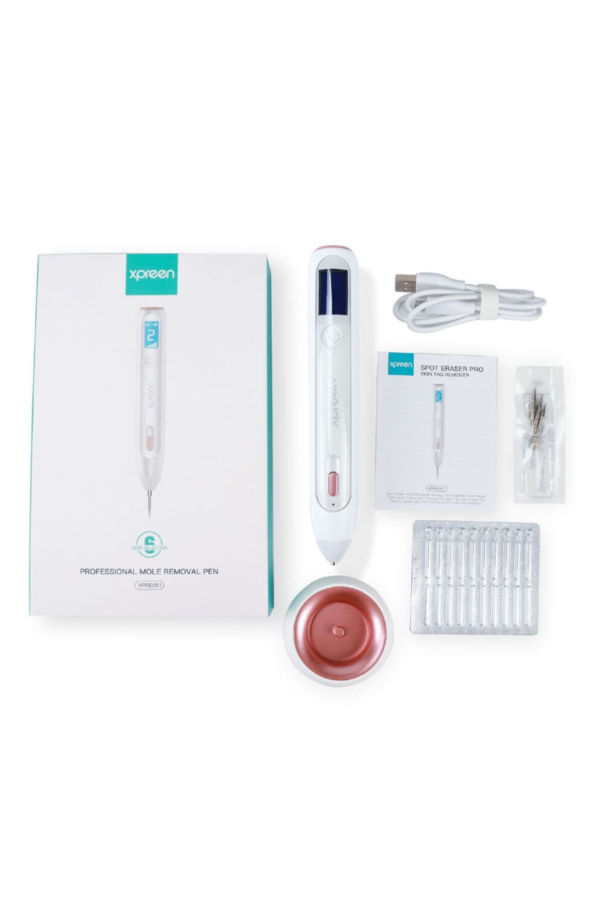 xpreen Plasma Pen Şarj Docklu Çil Ben Siğil Kırışıklık Giderme Dijital Plazma Kalemi