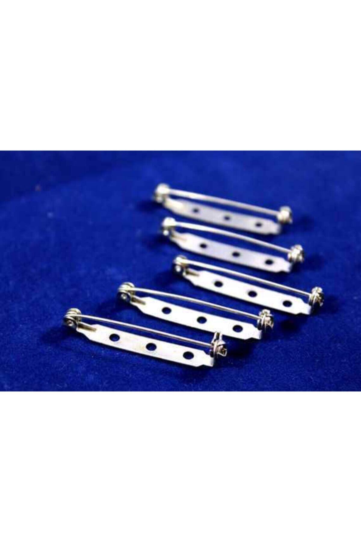 Ertürk Metal Aksesuar 32 mm Kilitli Broş İğnesi, Free Nikel #236n 5000 Adet