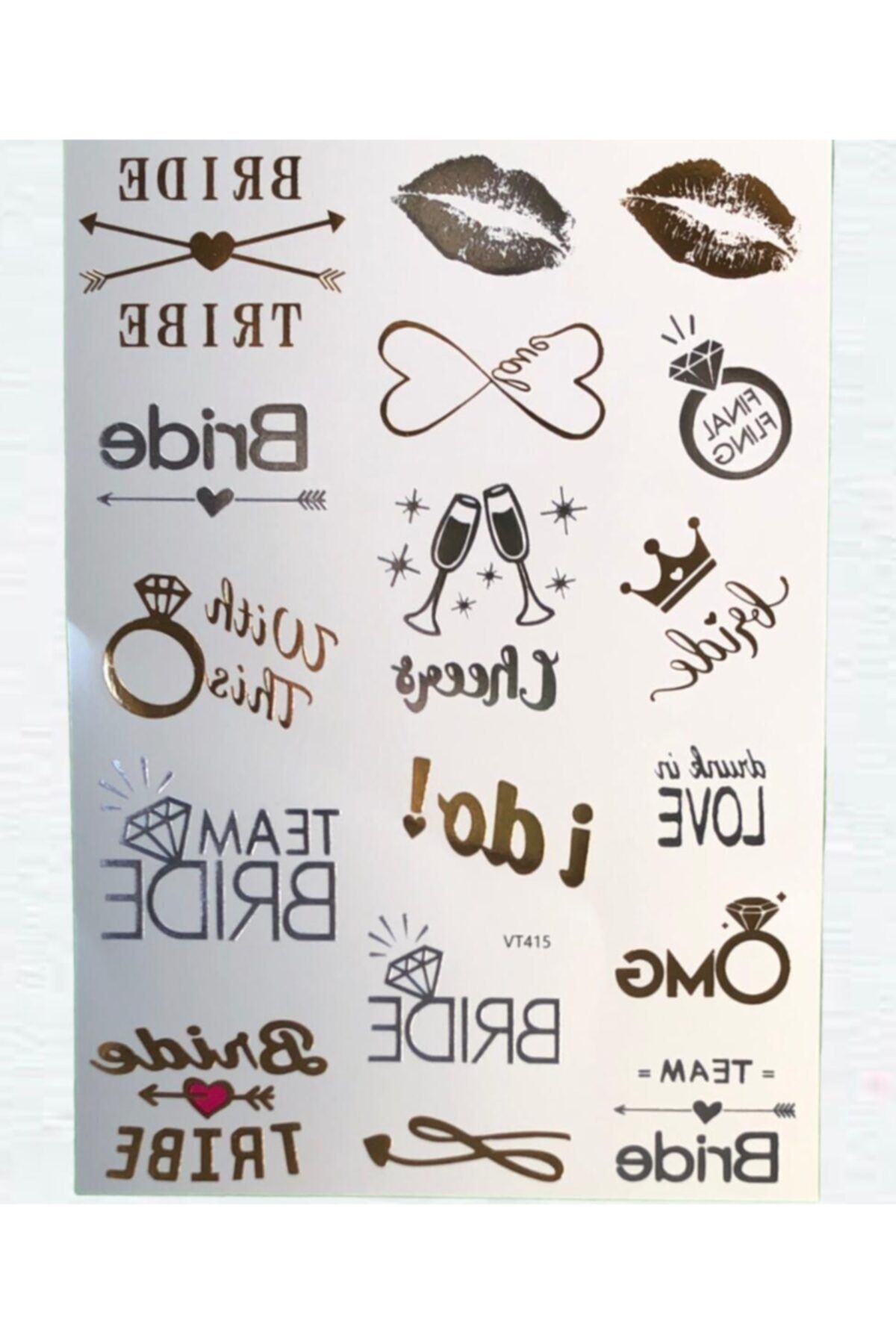 Happyland 17 Li Bride To Be Dövme Seti