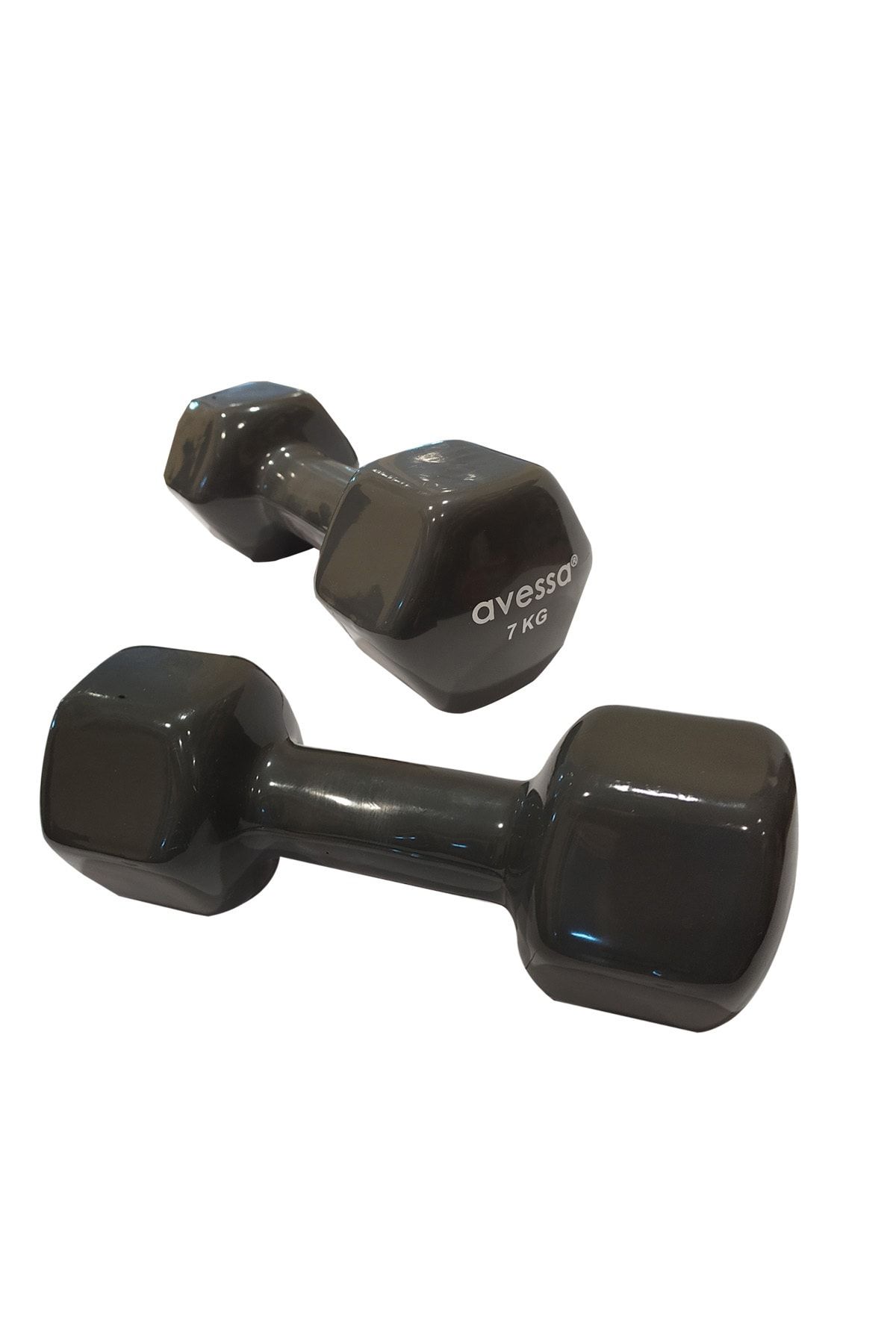 AVESSA 7 Kg Vinly Kaplı Dambıl 1 Adet Pvc