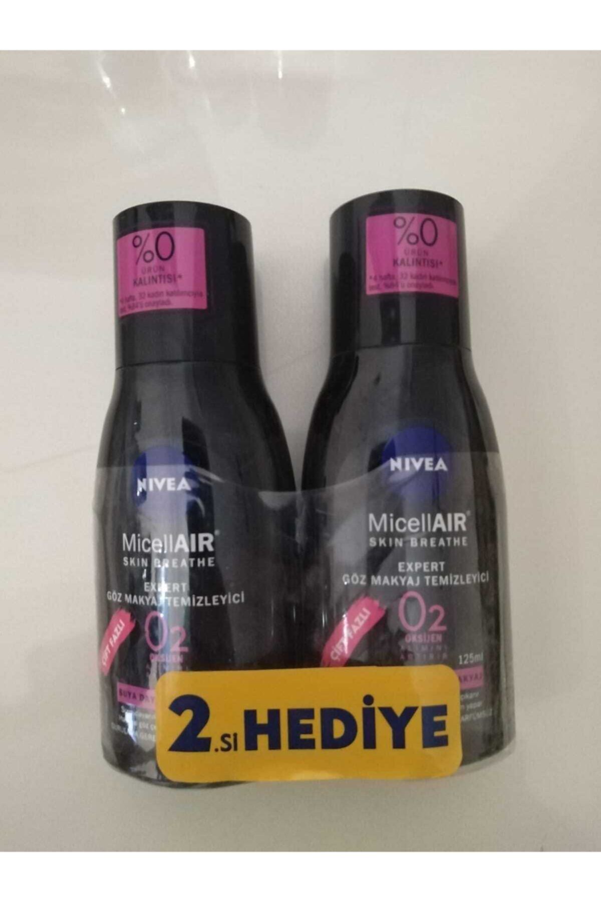 Nivea Micellair Expert Çift Fazlı Makyaj Temizleme Suyu 125x2 Li